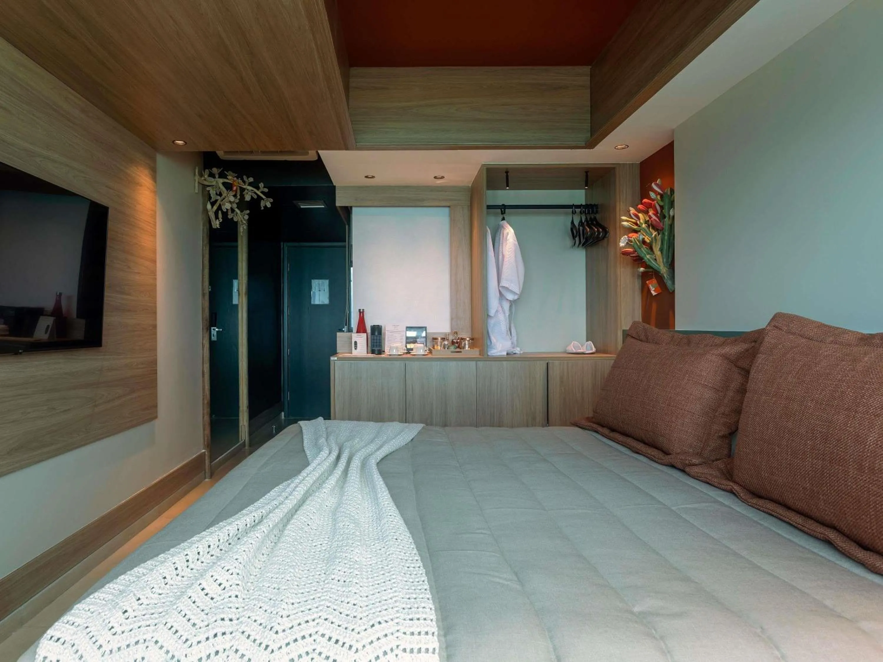 Bedroom, Bed in Mercure Maceio Pajuçara