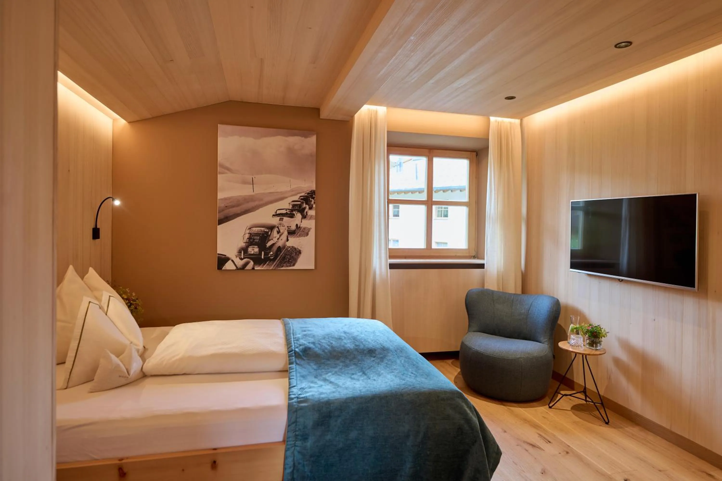 Photo of the whole room, Bed in Hotel Mohnenfluh