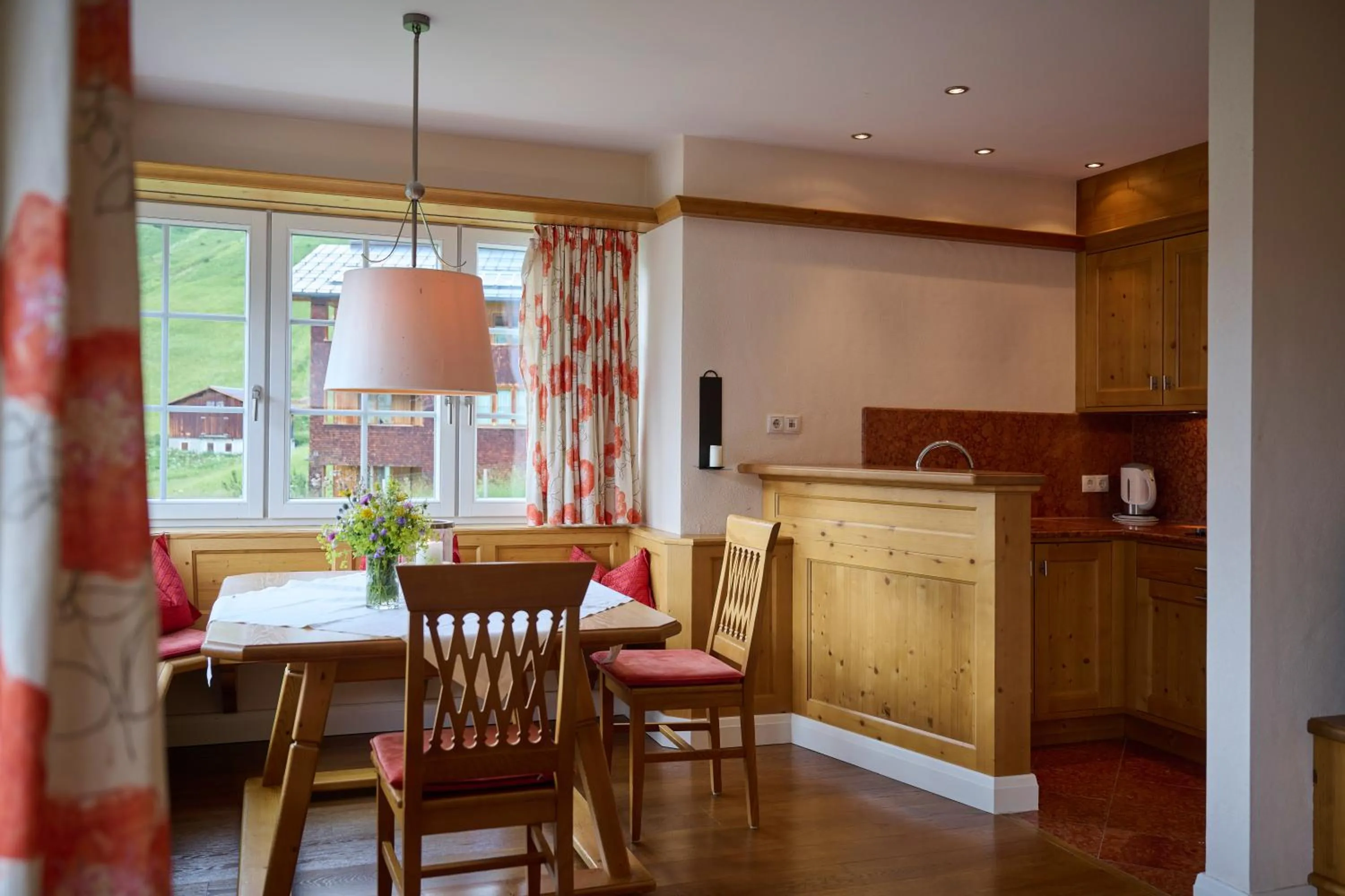 Kitchen or kitchenette in Hotel Mohnenfluh