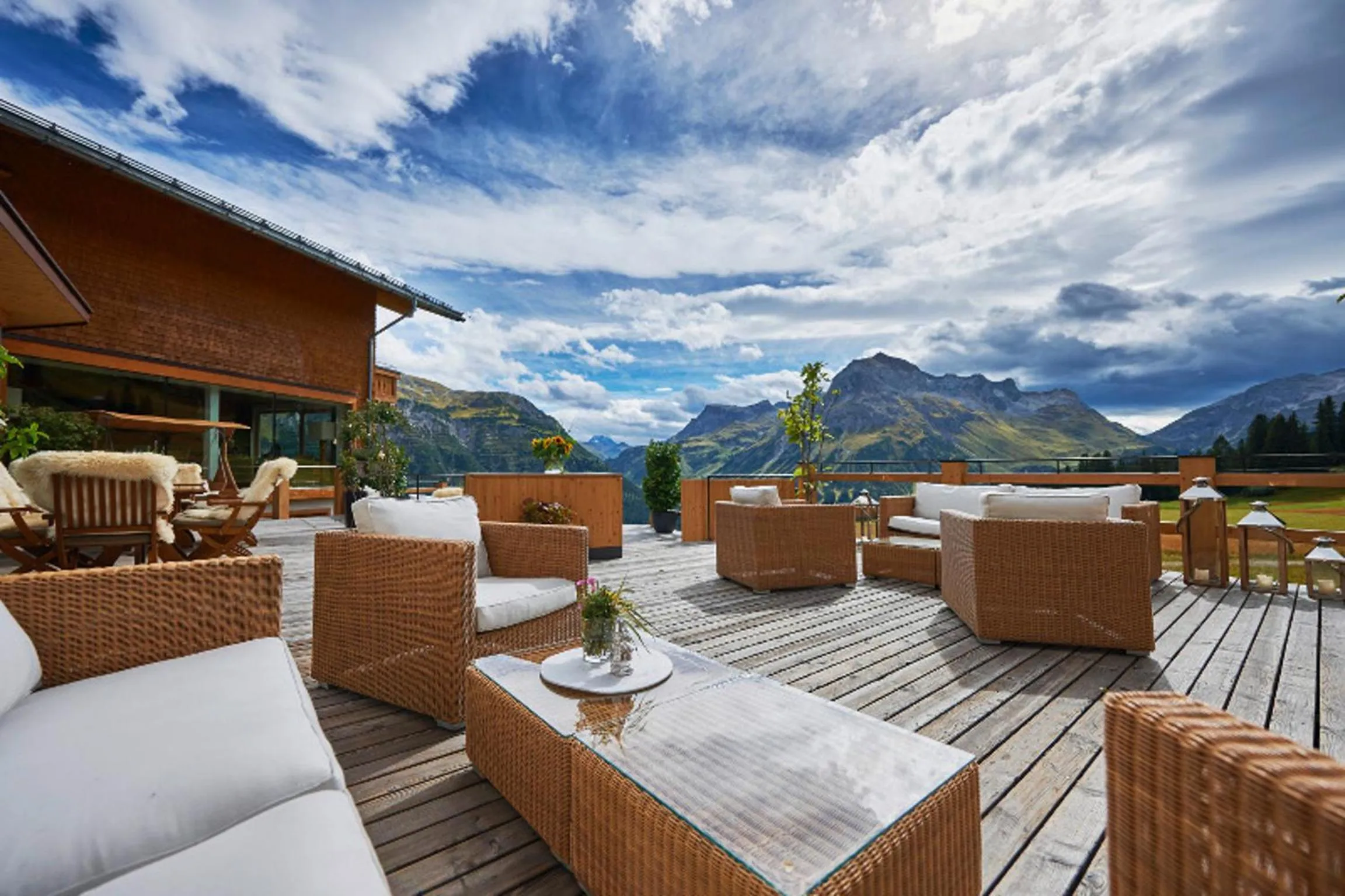 Natural landscape in Hotel Mohnenfluh