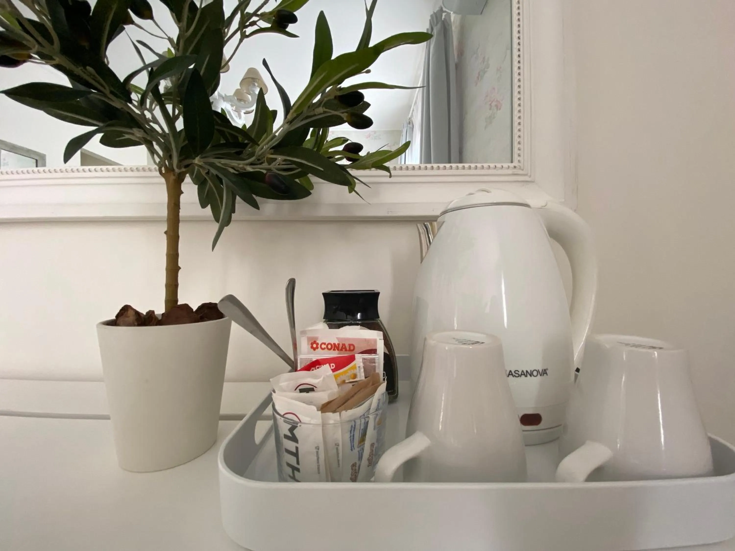 Coffee/tea facilities in B&B L'Ulivo Fiumicino