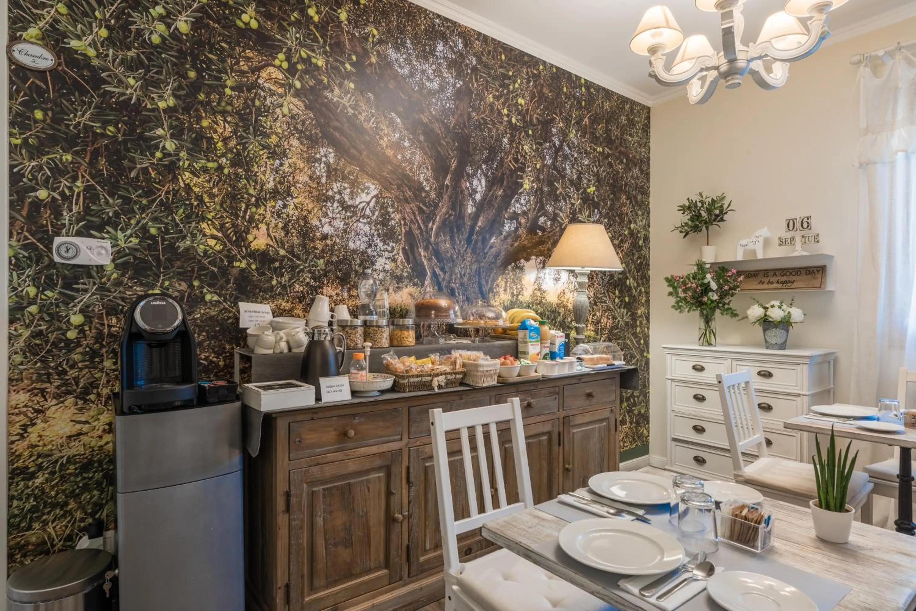 Lobby or reception in B&B L'Ulivo Fiumicino