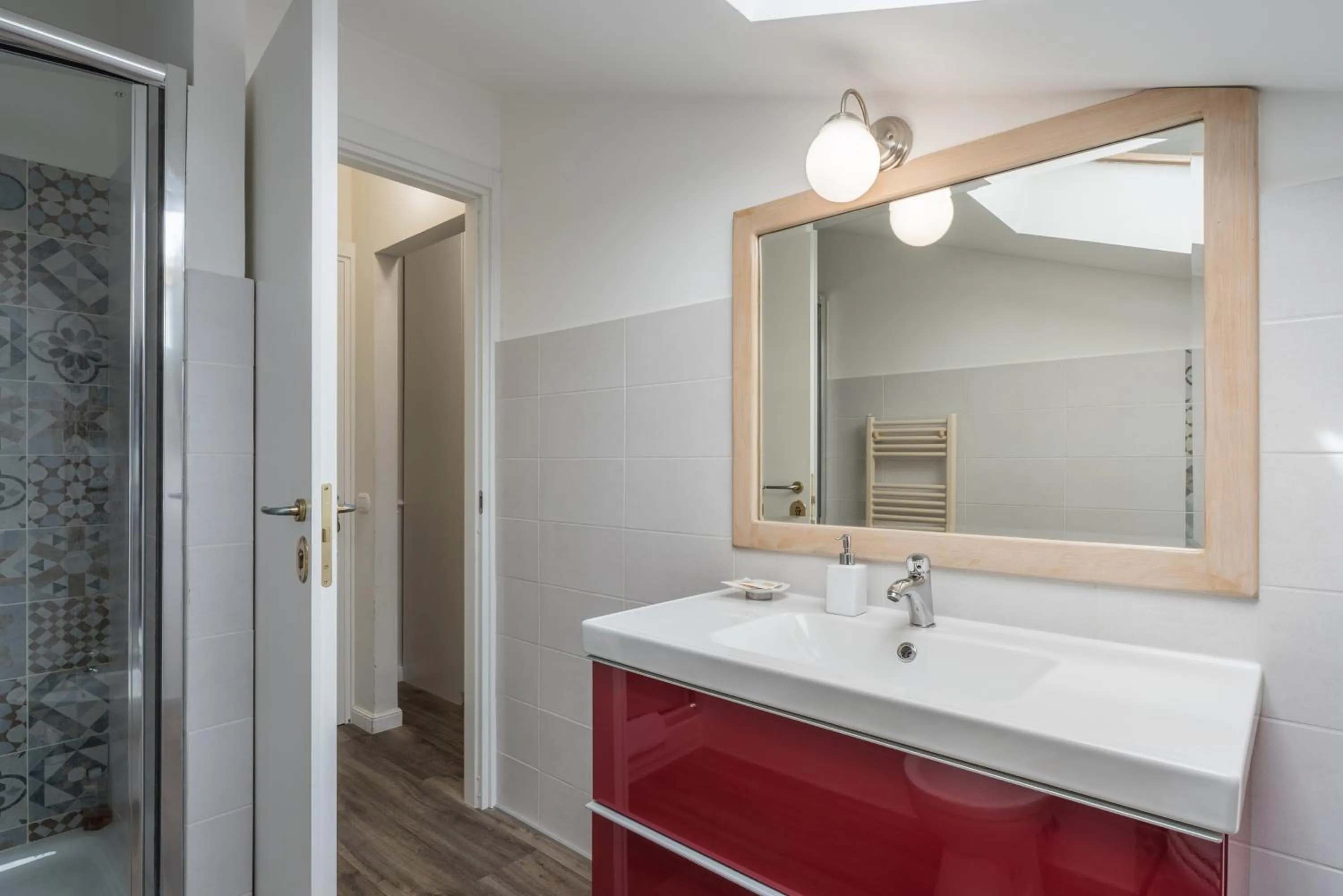 Shower in B&B L'Ulivo Fiumicino