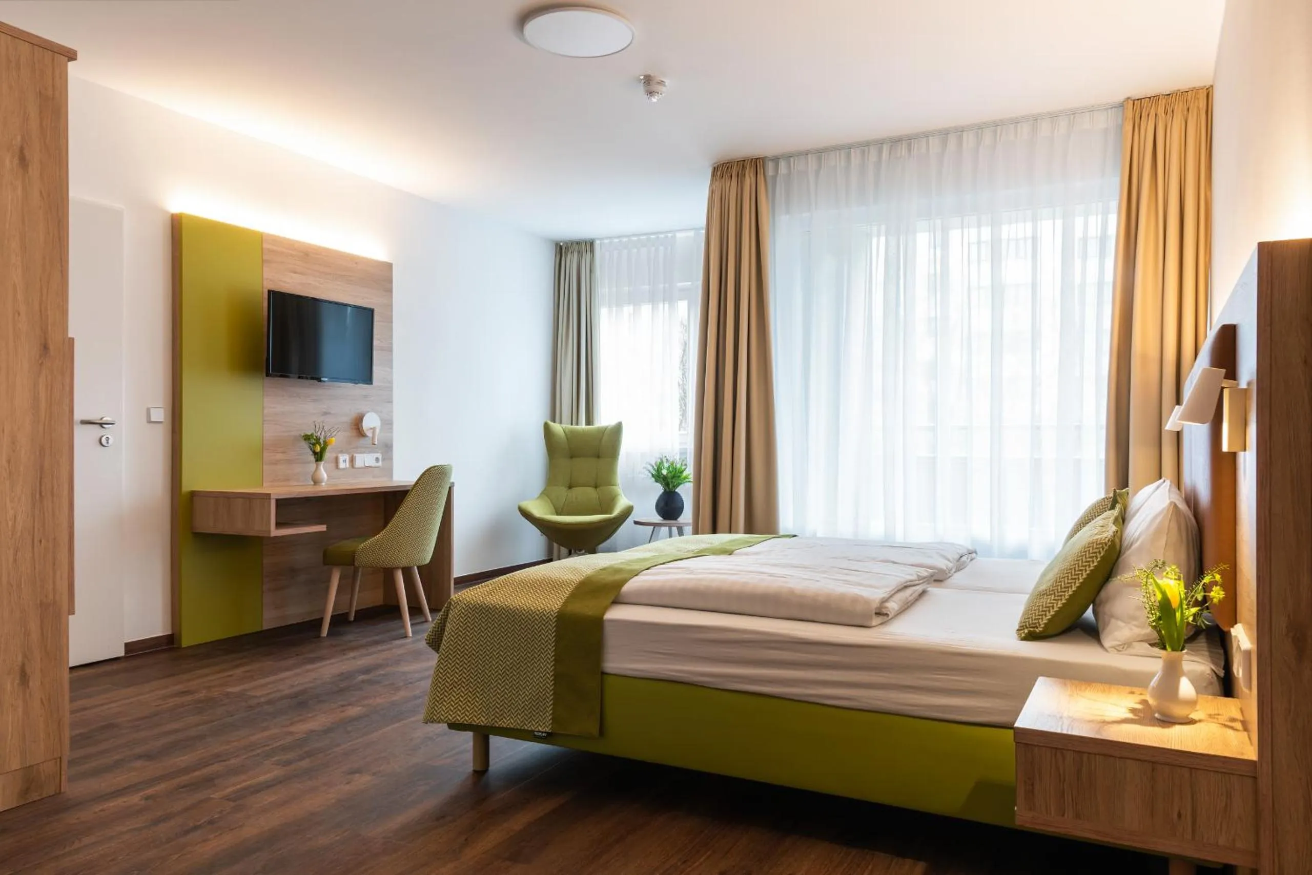 Bed in Gästehaus Lazarus