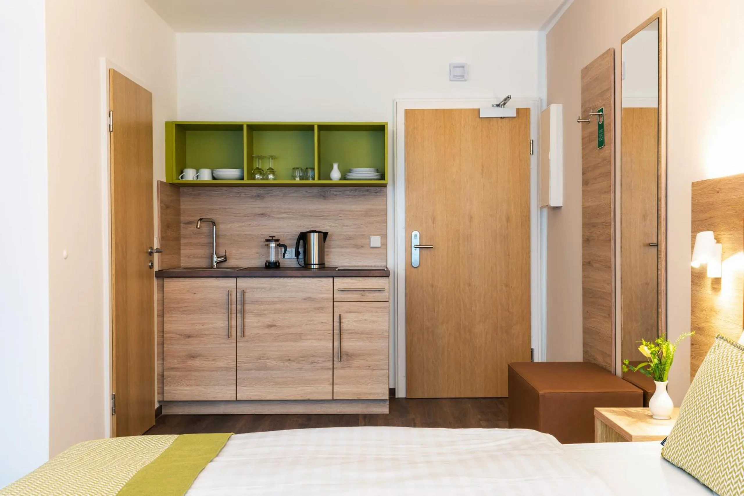 Bed in Gästehaus Lazarus