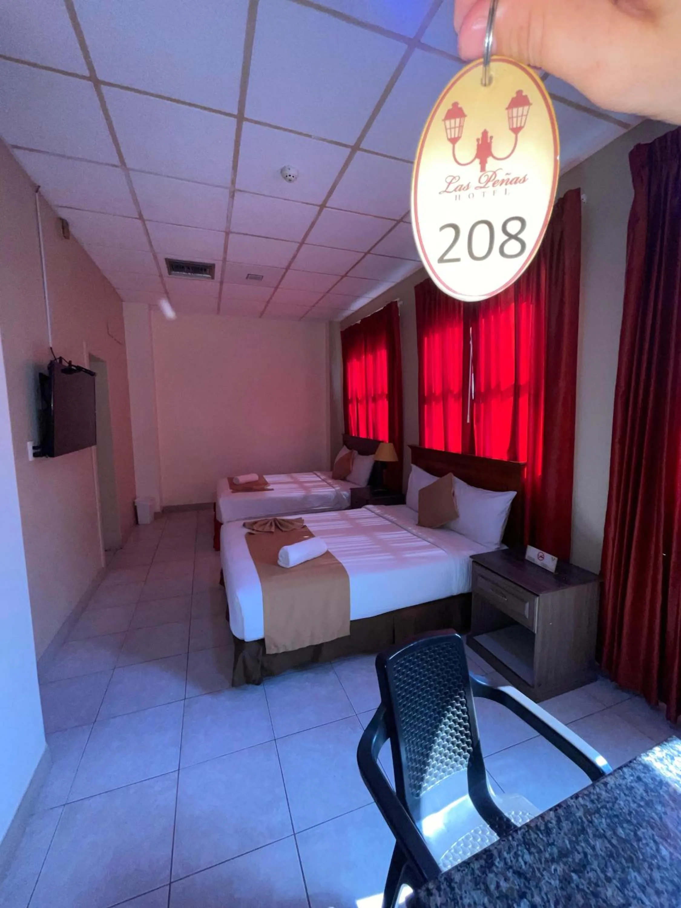 Bed in Hotel Las Peñas