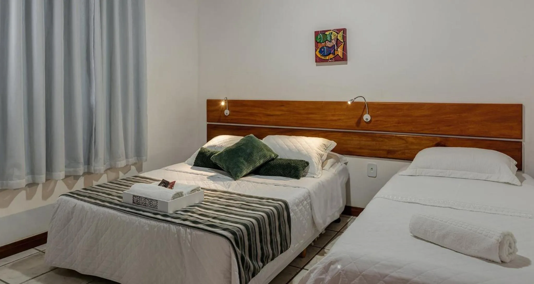 Photo of the whole room, Bed in Pousada Lua e Mar