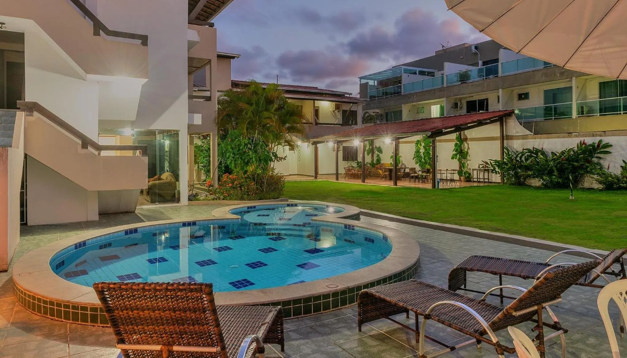 Swimming pool in Pousada Lua e Mar