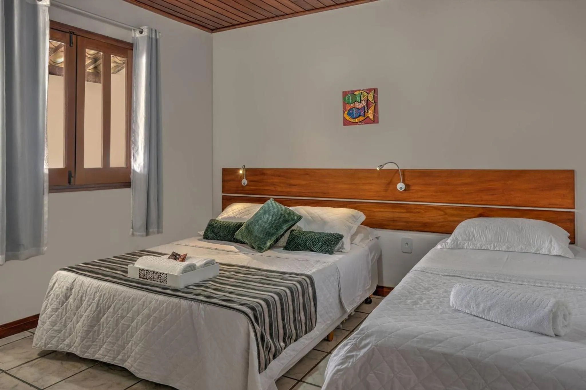 Photo of the whole room, Bed in Pousada Lua e Mar