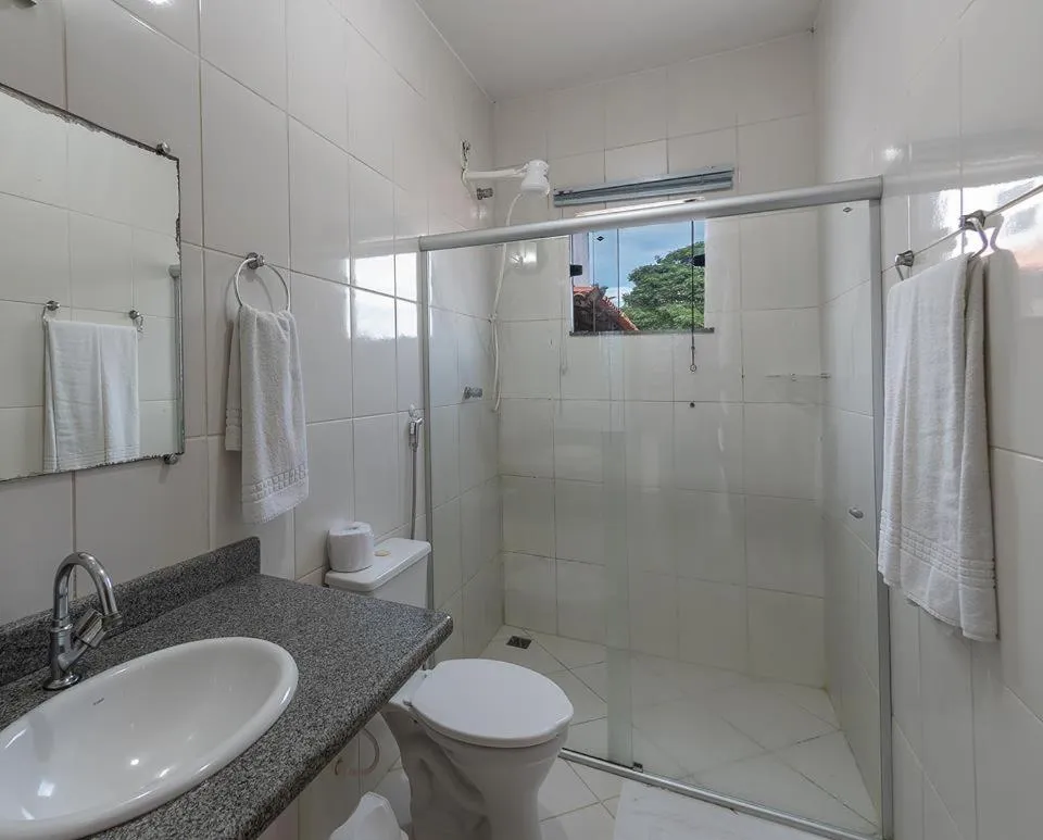 Bathroom in Pousada Lua e Mar