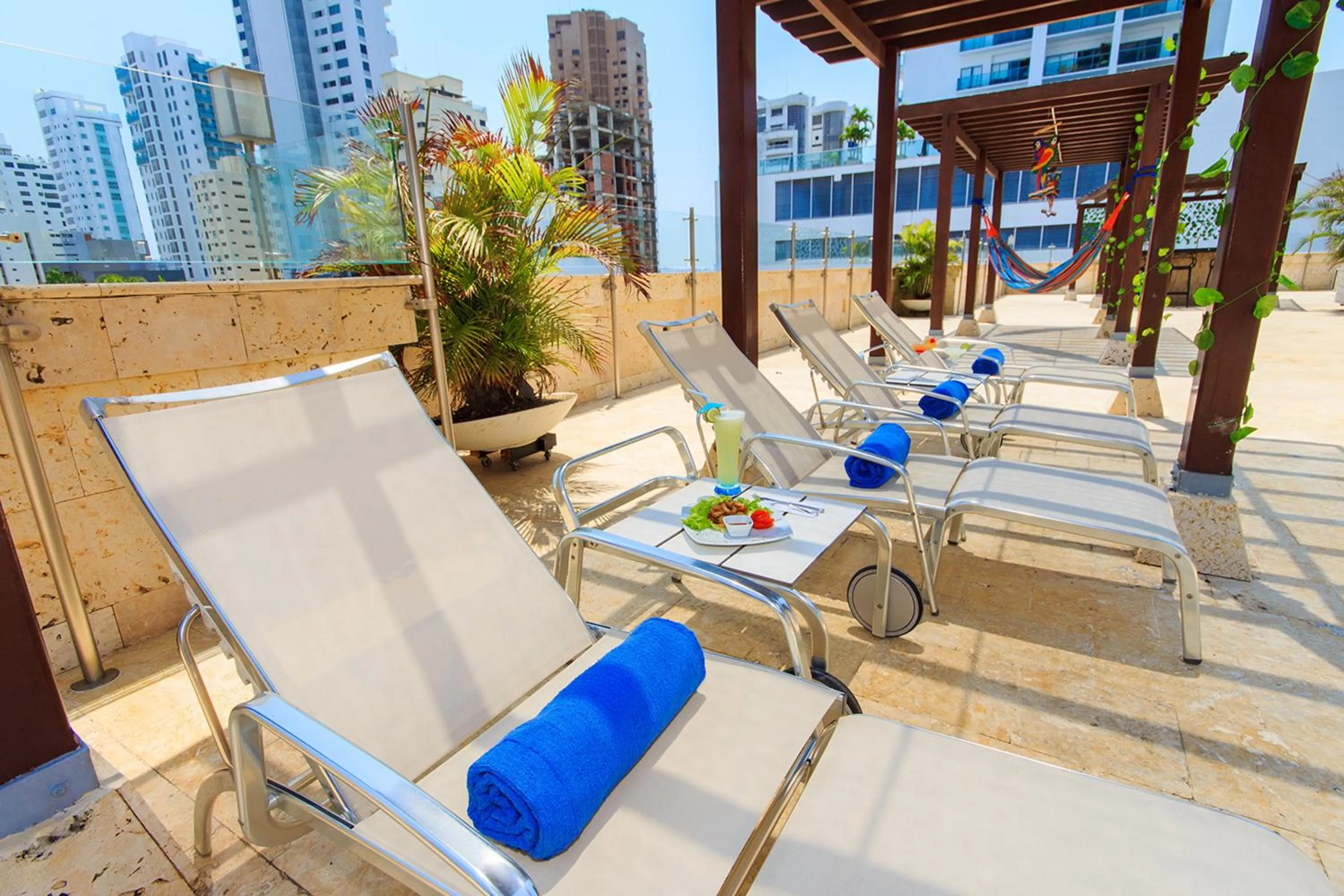 Balcony/Terrace in GIO hotel Tama Cartagena