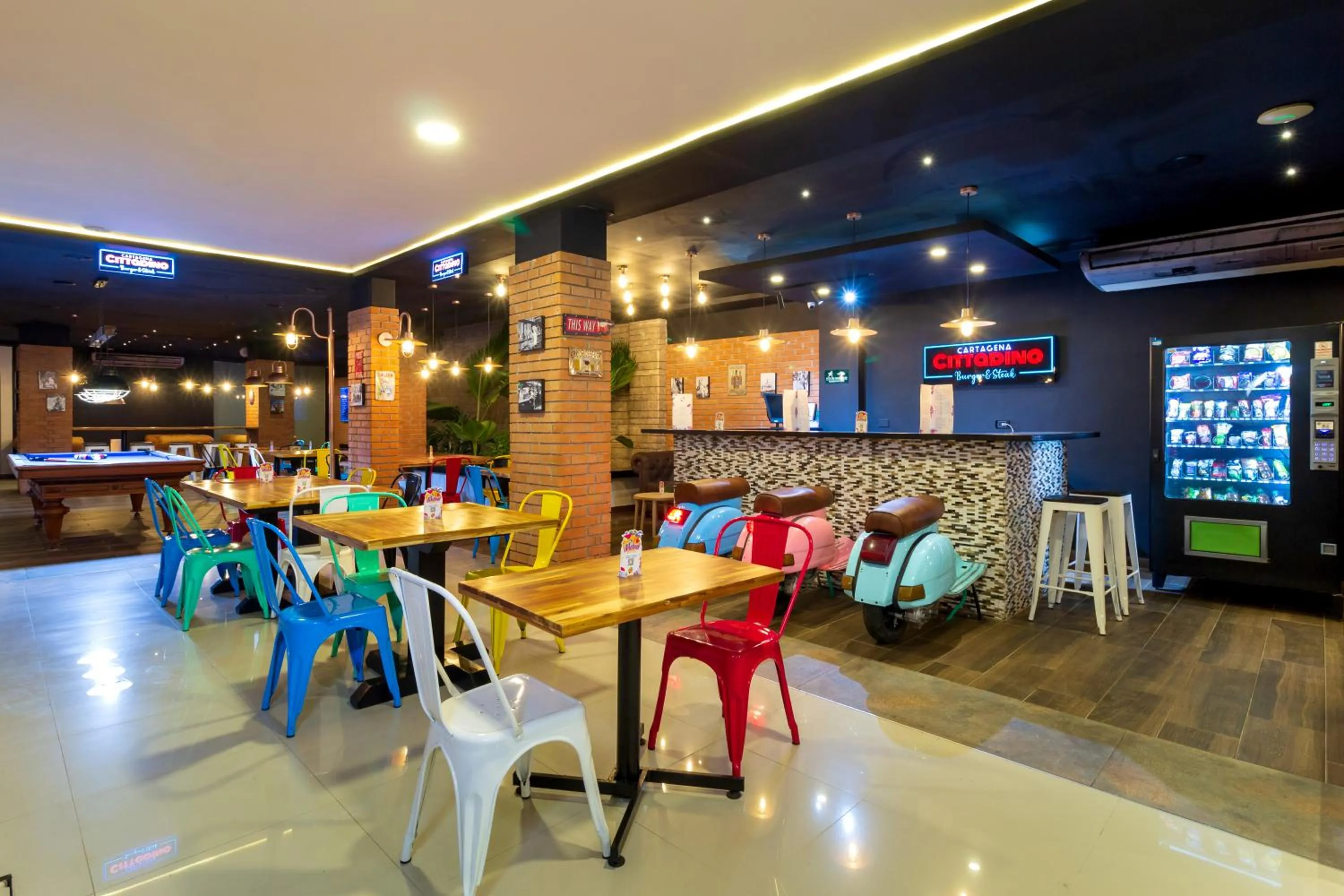 Restaurant/places to eat in GIO hotel Tama Cartagena