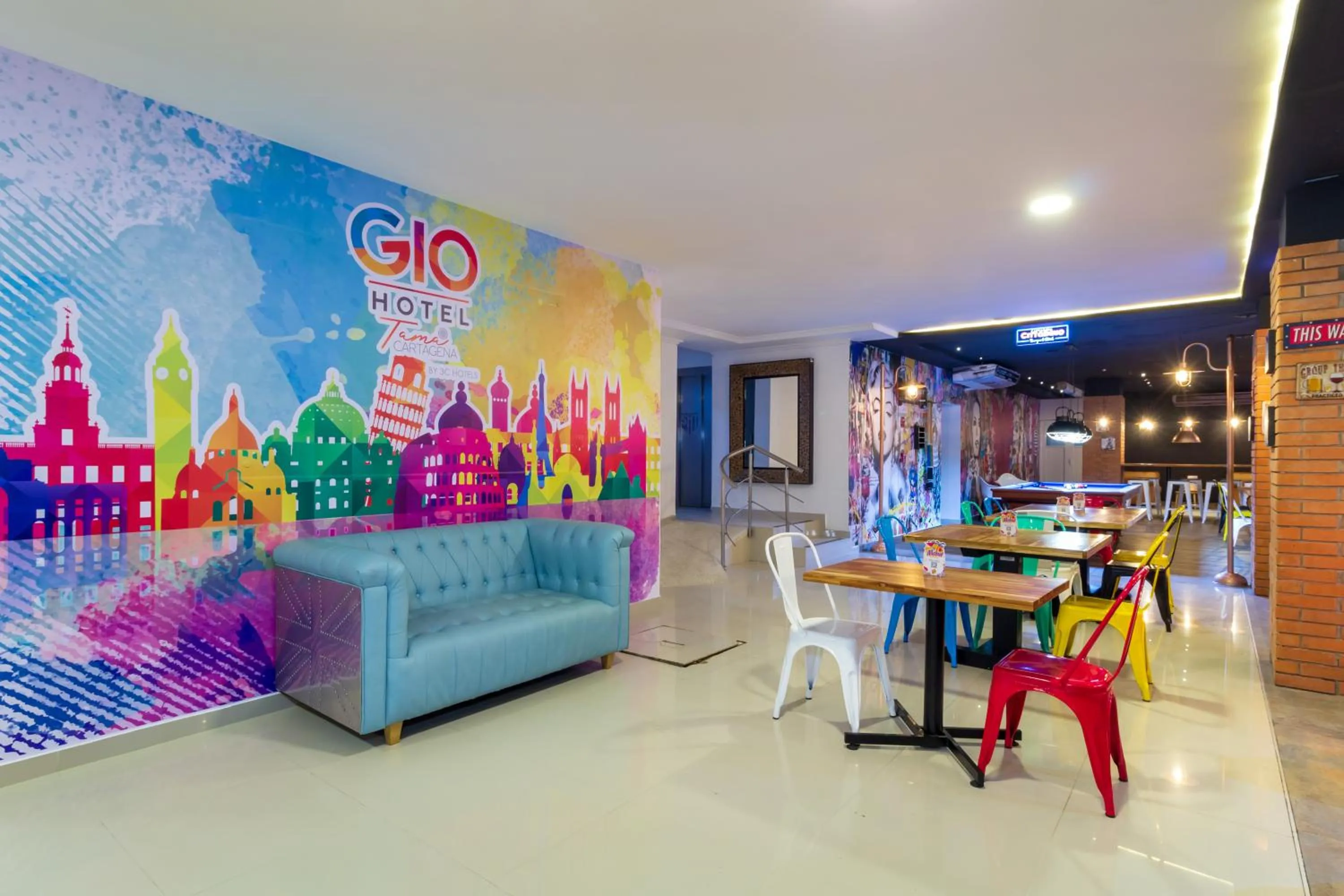 Lobby or reception in GIO hotel Tama Cartagena