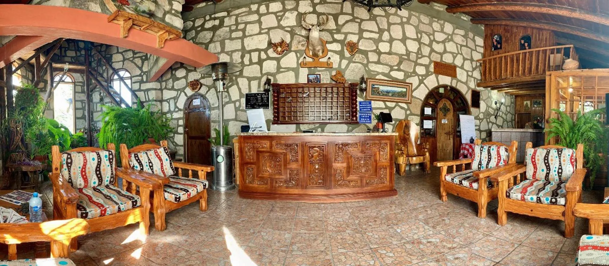 Lobby or reception in Hotel Mansion Tarahumara