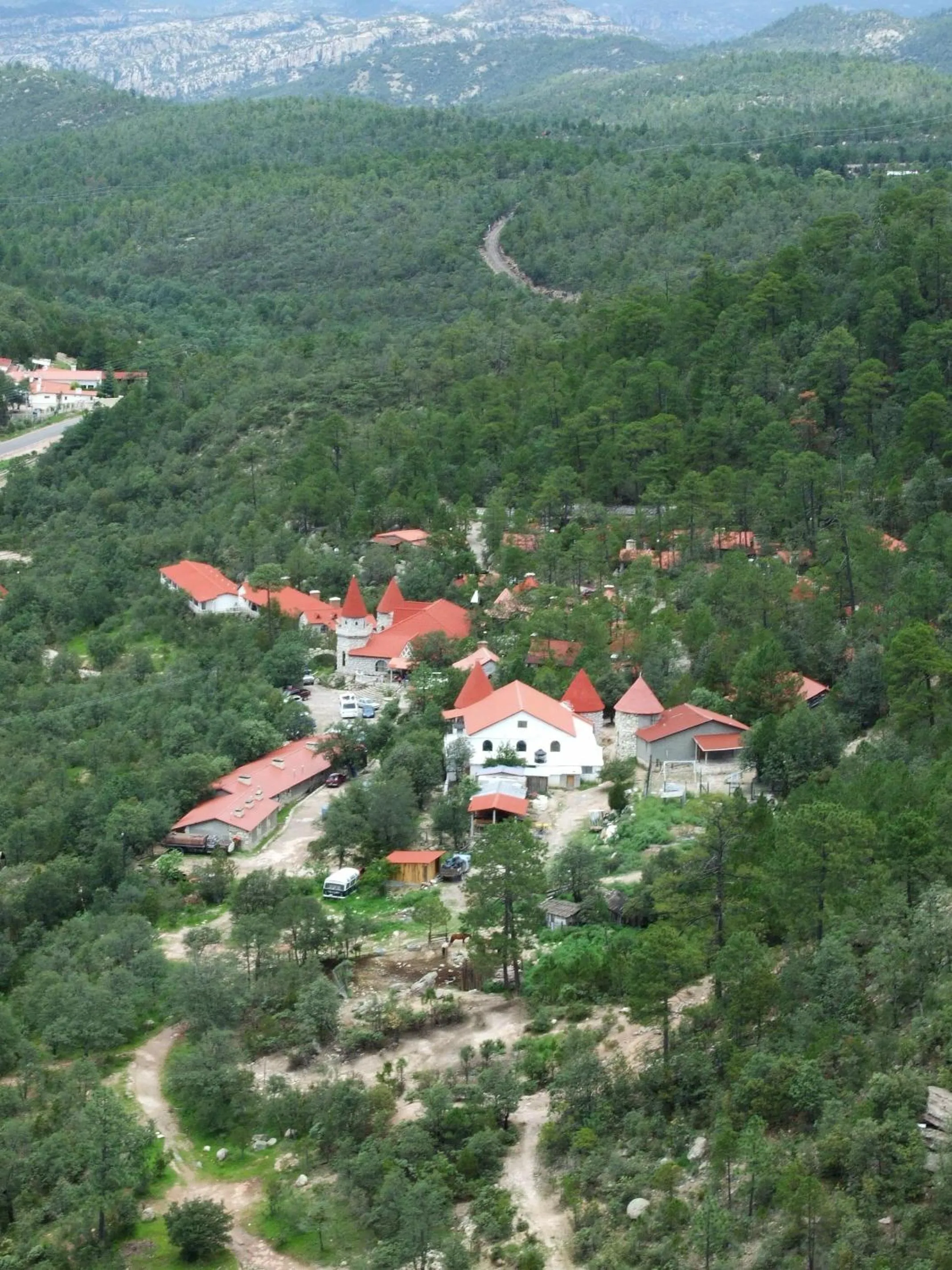 Bird's eye view in Hotel Mansion Tarahumara