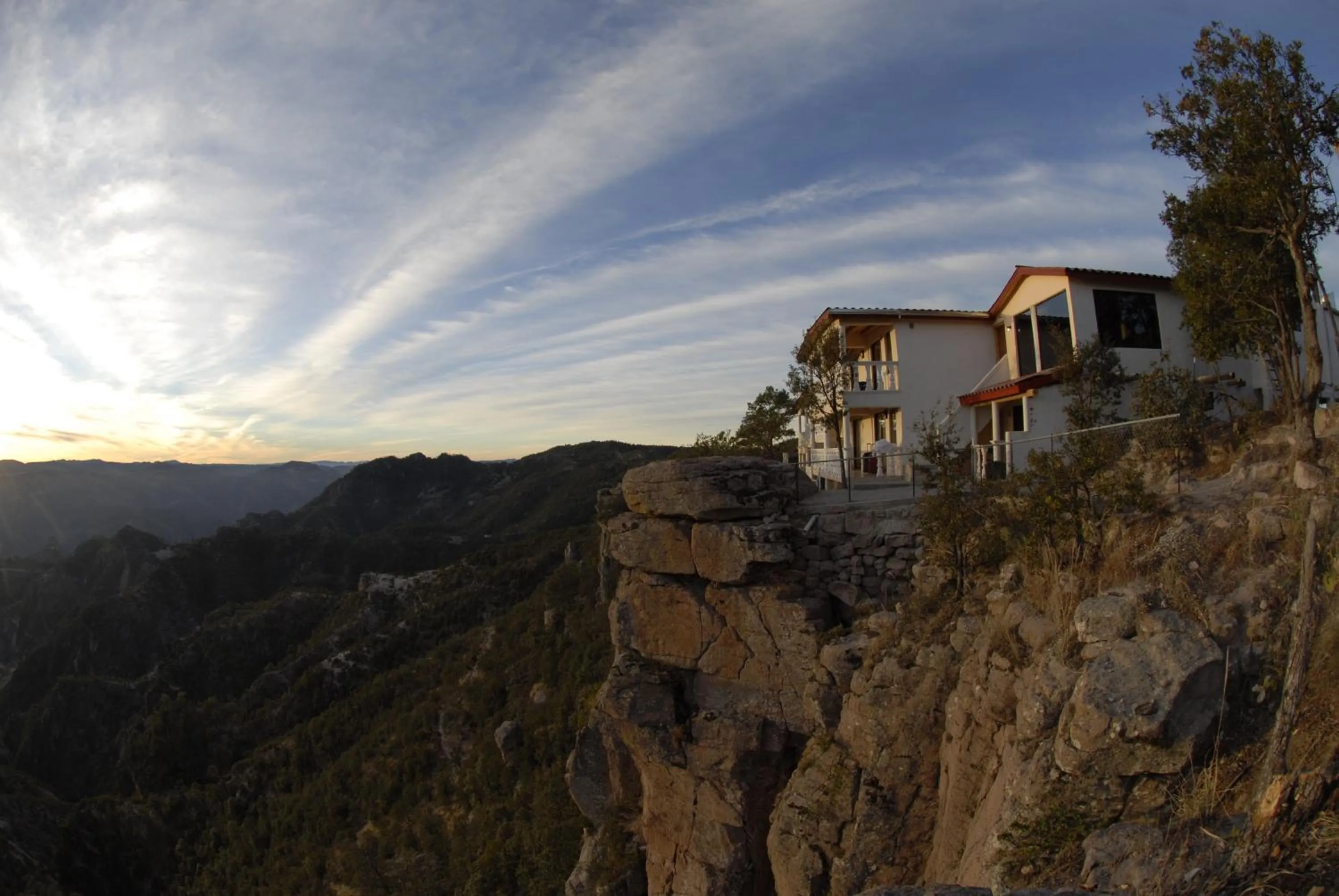 Facade/entrance in Hotel Mansion Tarahumara