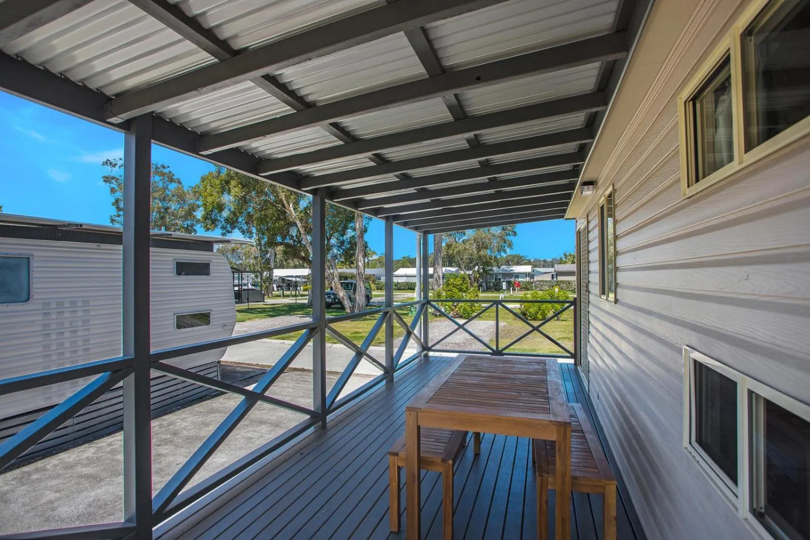 Balcony/Terrace in Ingenia Holidays Middle Rock