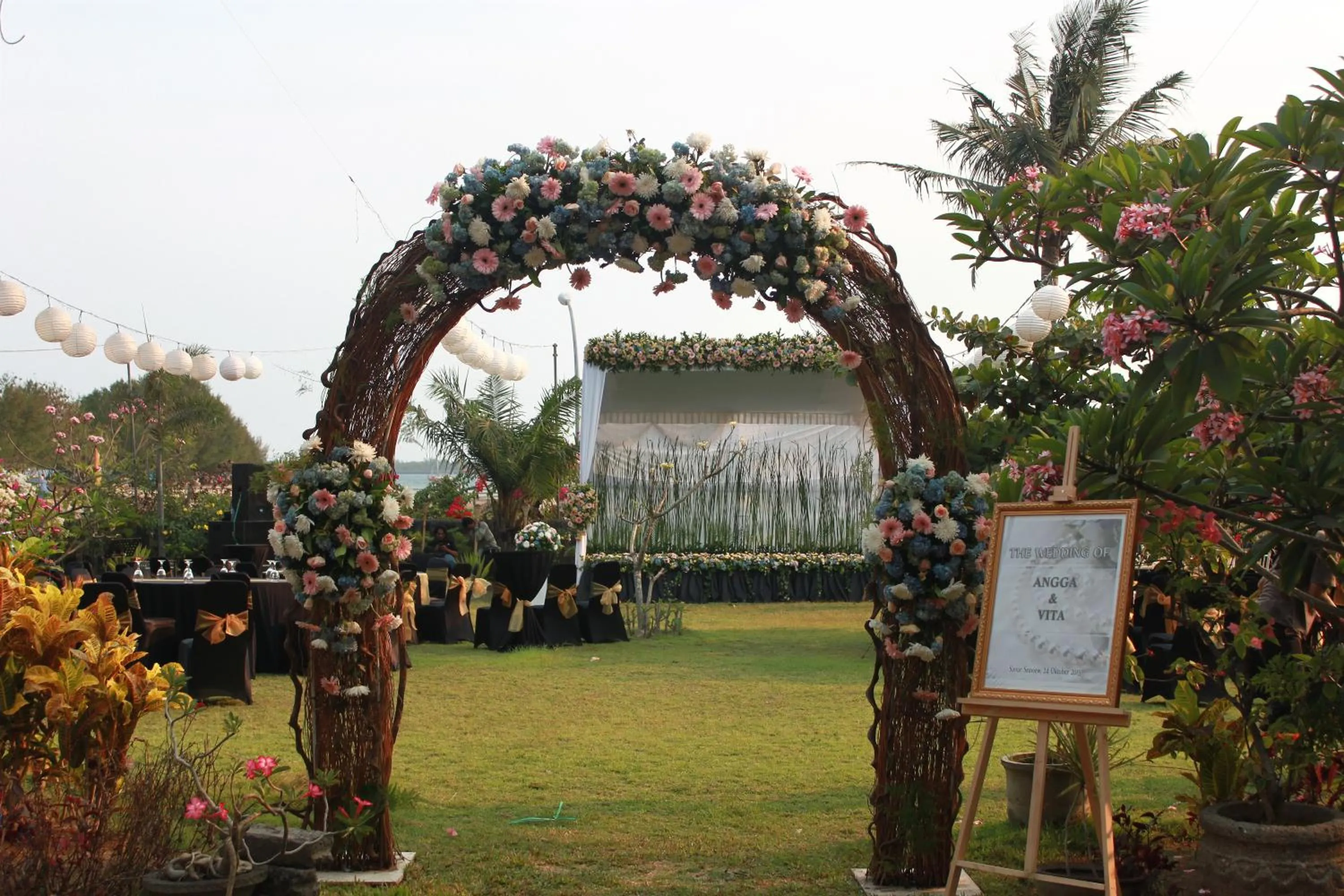 Garden in Sanur Seaview Hotel