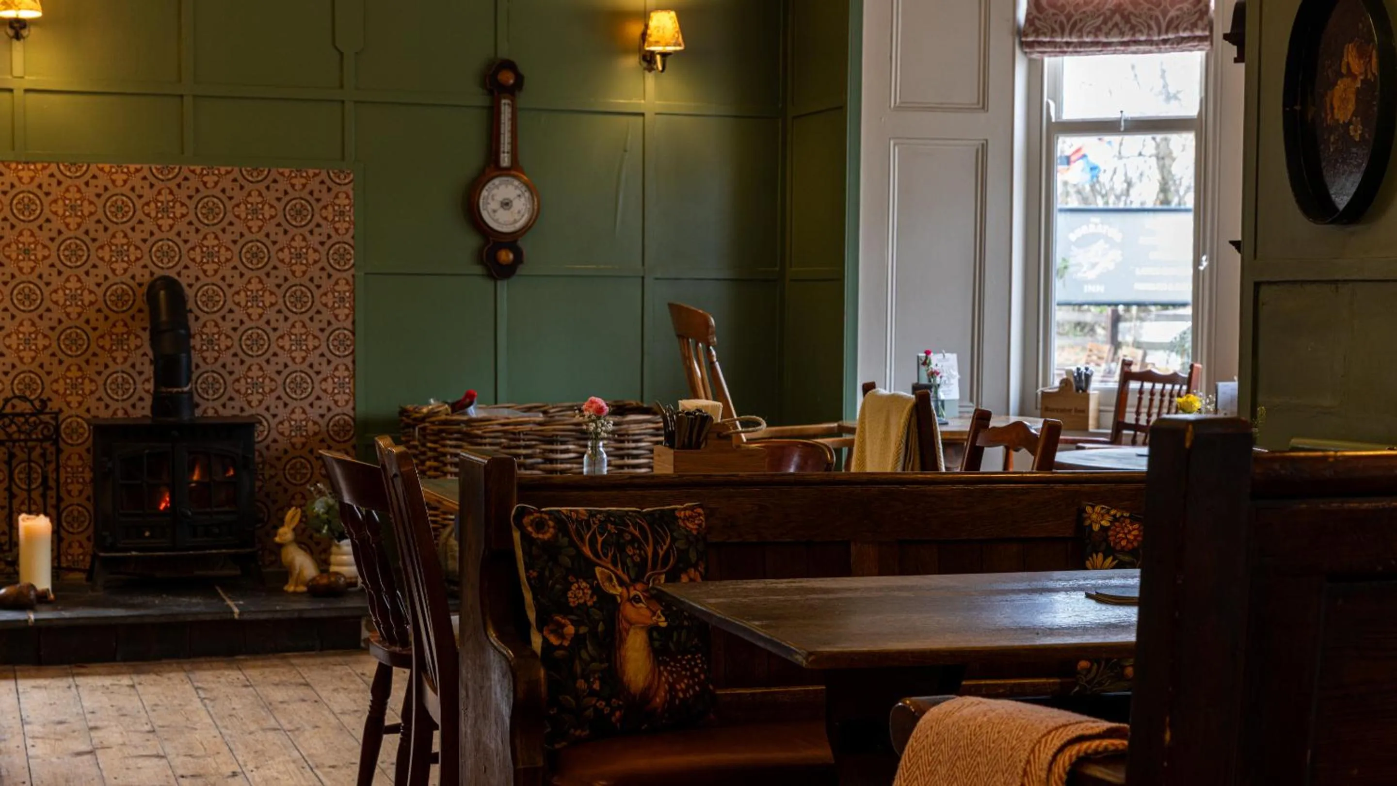 Dining area in Burrator Inn
