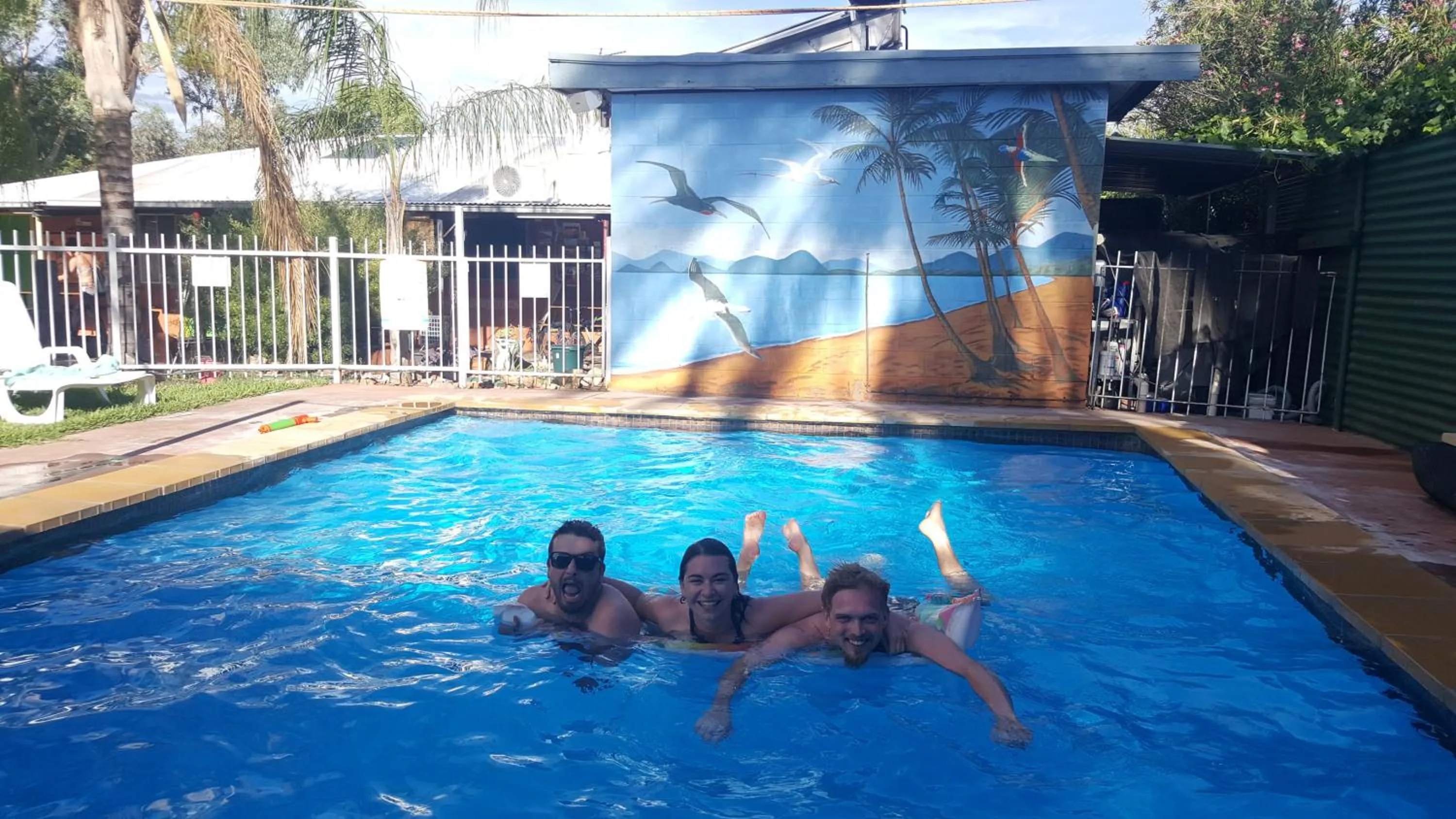 Swimming pool in Alice Lodge