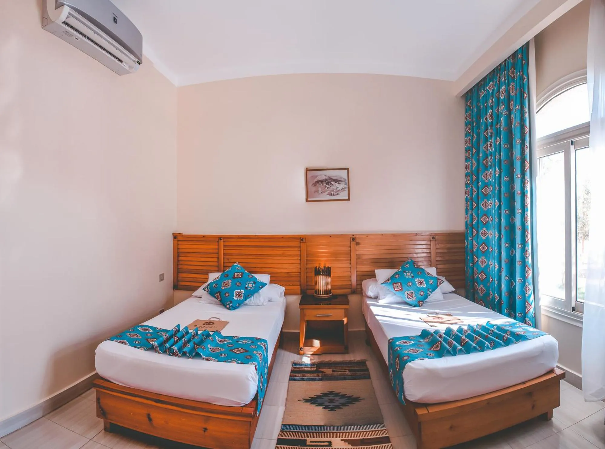 Bed in Sheikh Ali Dahab Resort