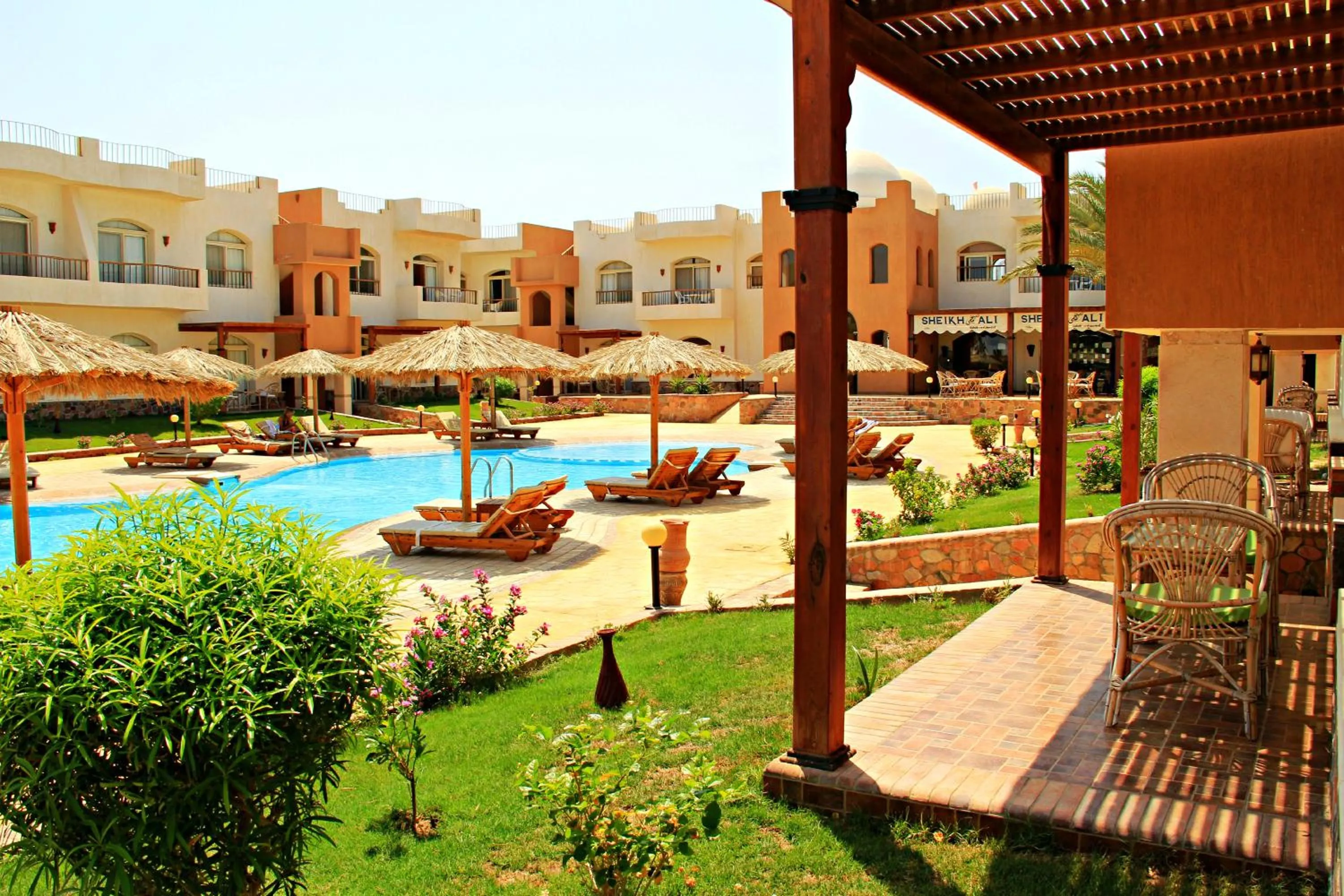 Swimming pool in Sheikh Ali Dahab Resort
