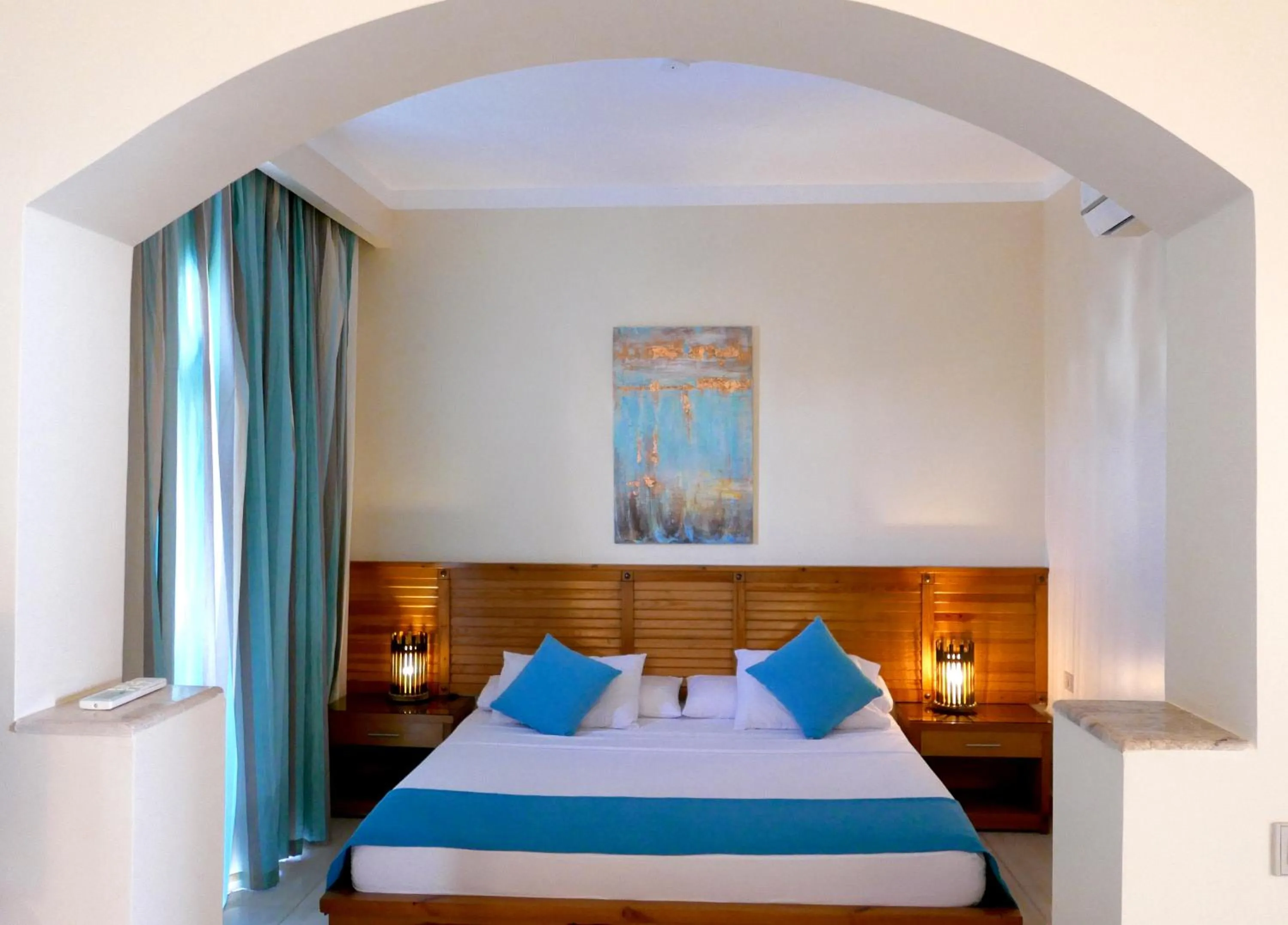 Bed in Sheikh Ali Dahab Resort