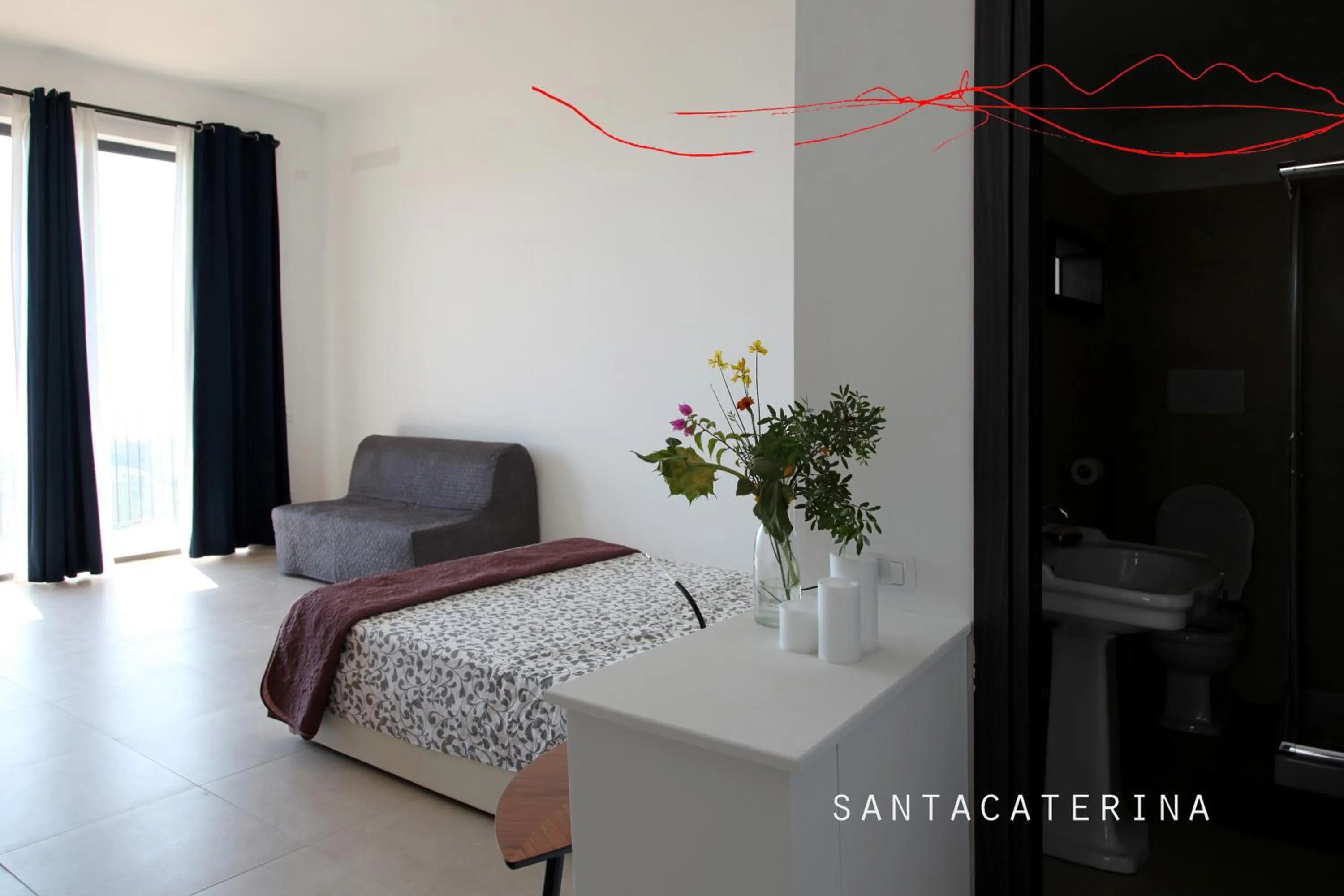 Bed in FattoriaTenuta Santa Caterina