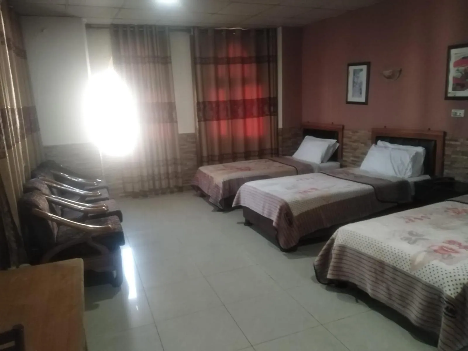 Bed in Amman Palace Hotel