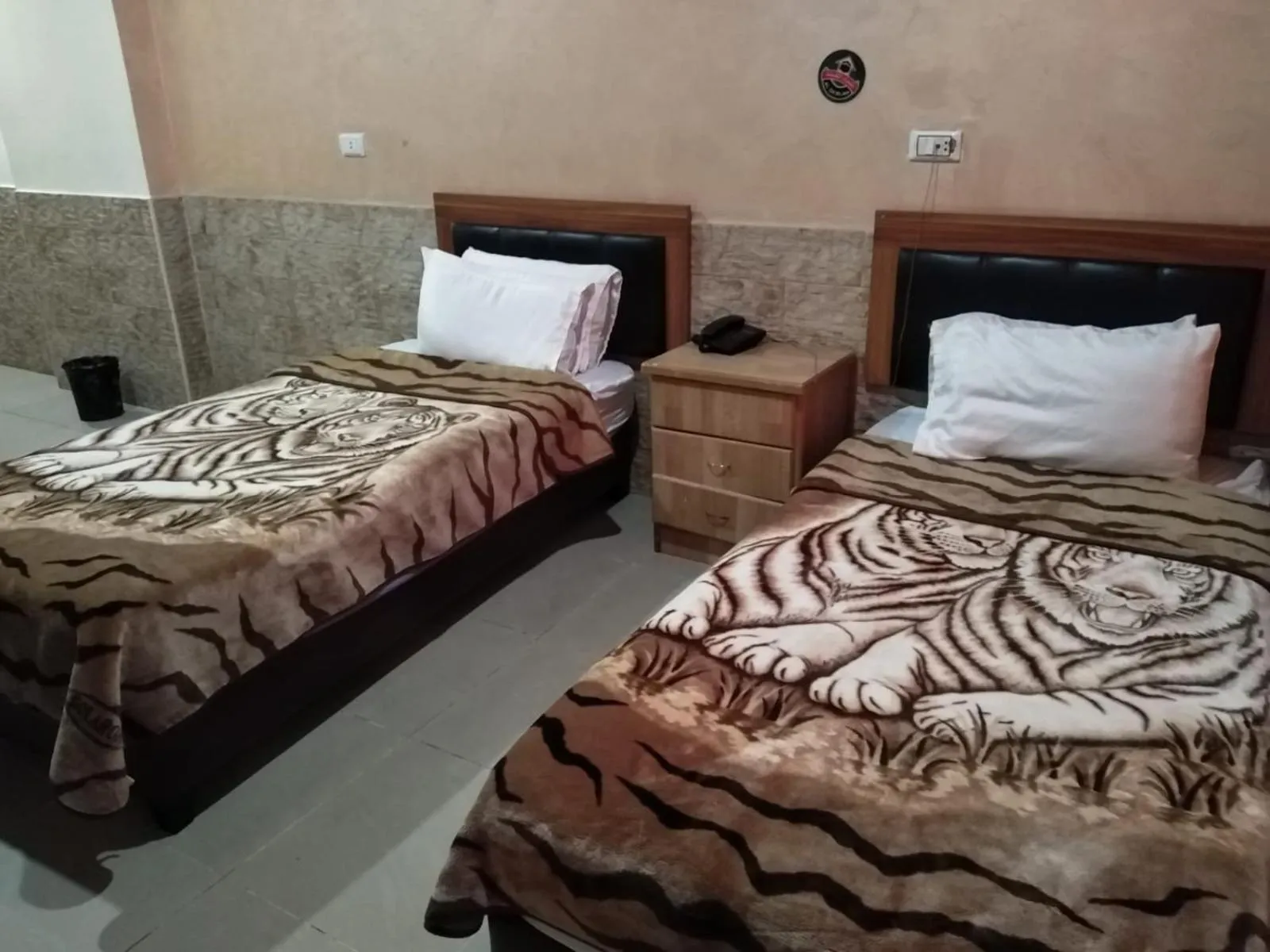 Bed in Amman Palace Hotel