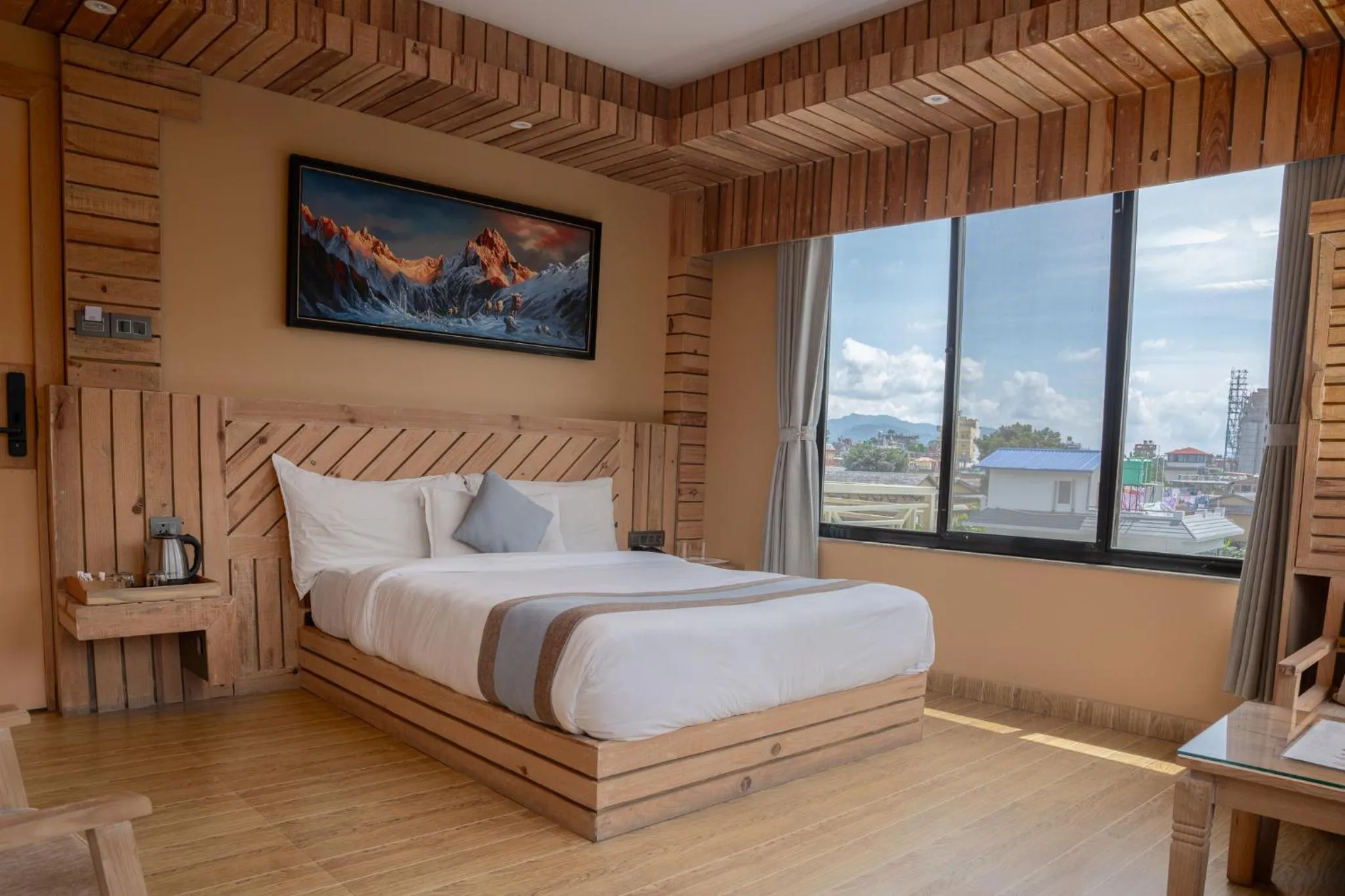 Bed in Trekkers Inn Boutique Hotel Pokhara