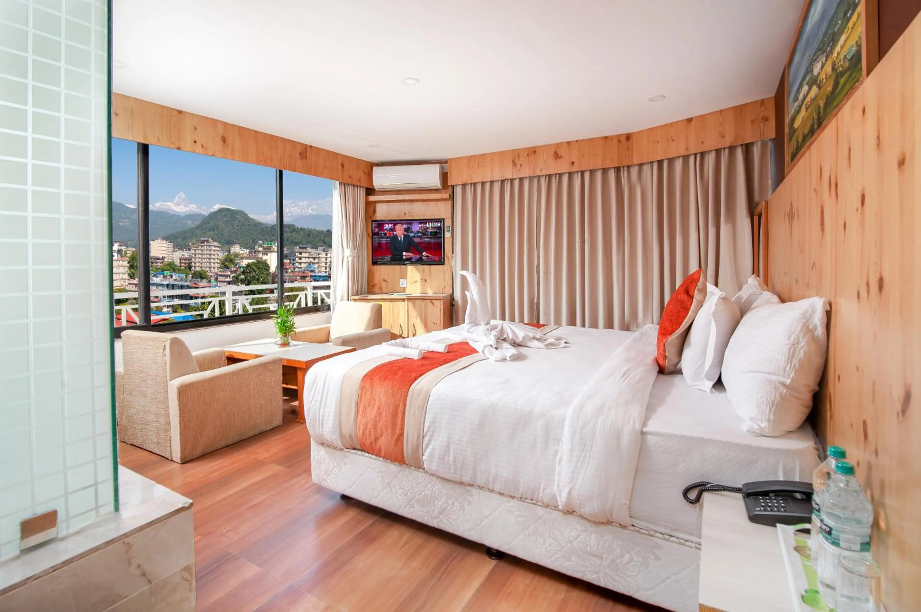 Bed in Trekkers Inn Boutique Hotel Pokhara