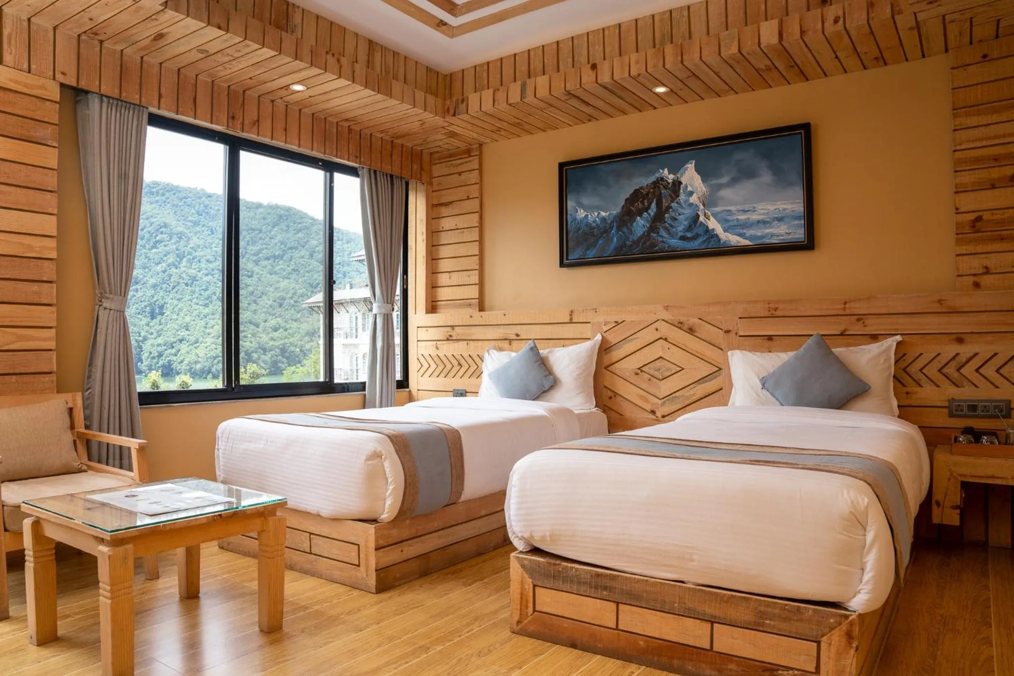 Bedroom, Bed in Trekkers Inn Boutique Hotel Pokhara