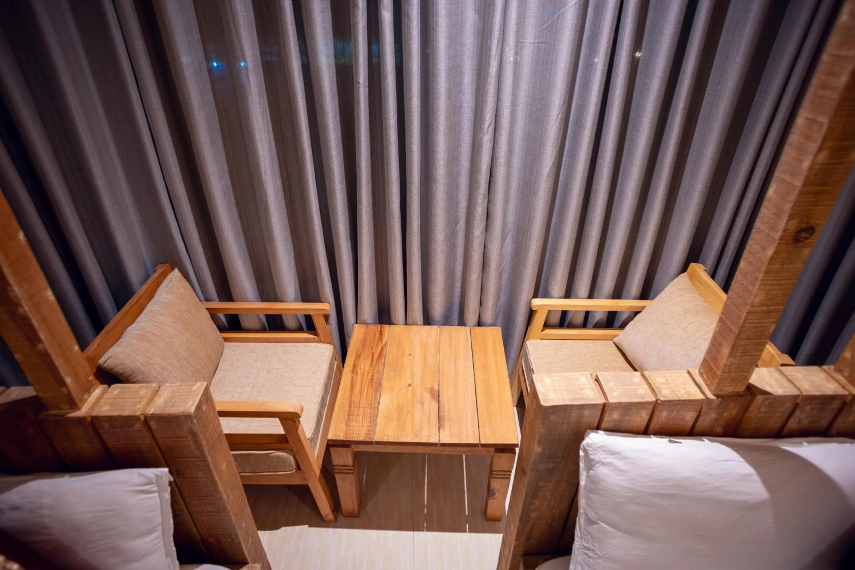 Seating area in Trekkers Inn Boutique Hotel Pokhara