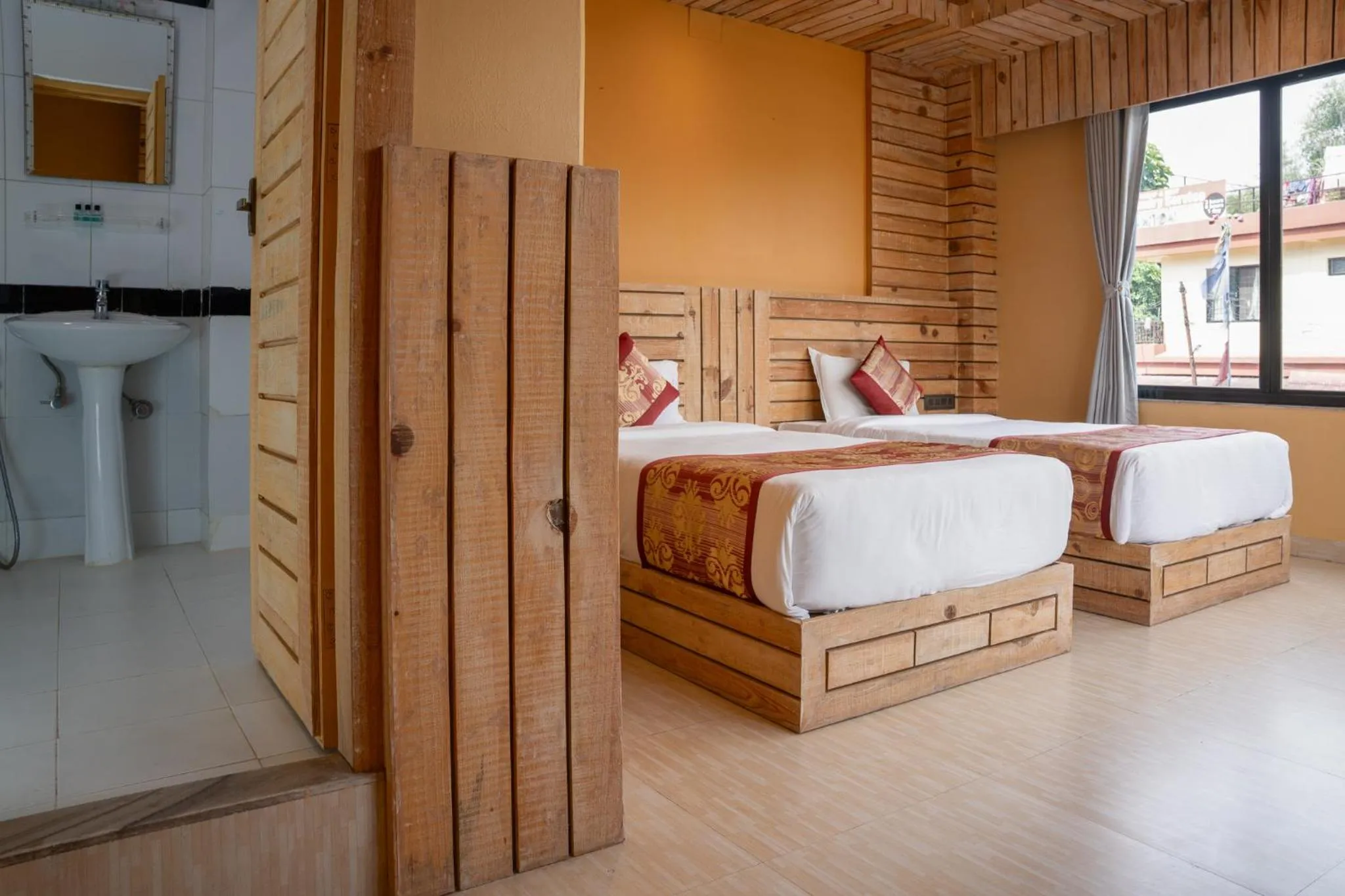 Bedroom, Bed in Trekkers Inn Boutique Hotel Pokhara