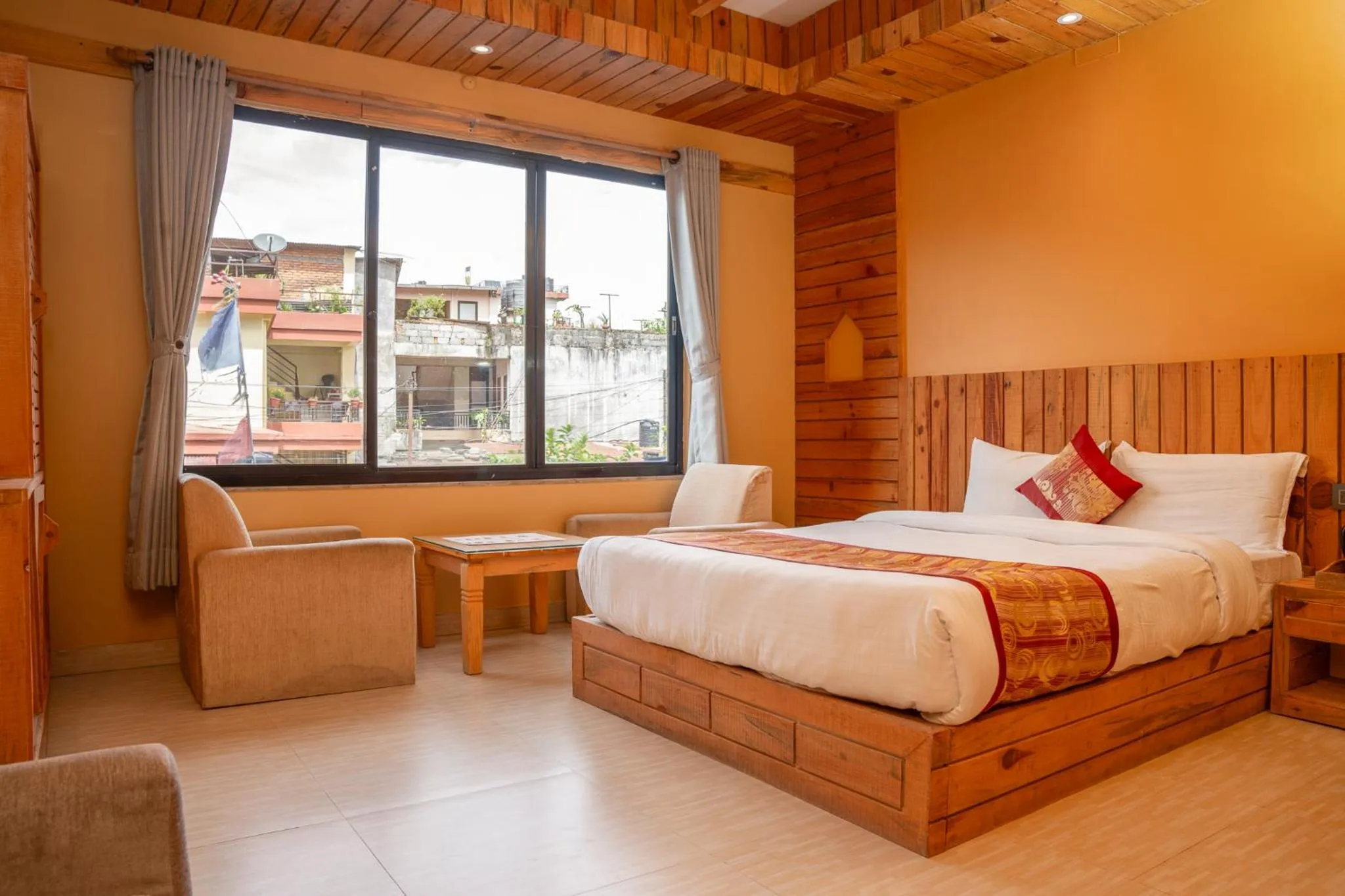 Bed in Trekkers Inn Boutique Hotel Pokhara