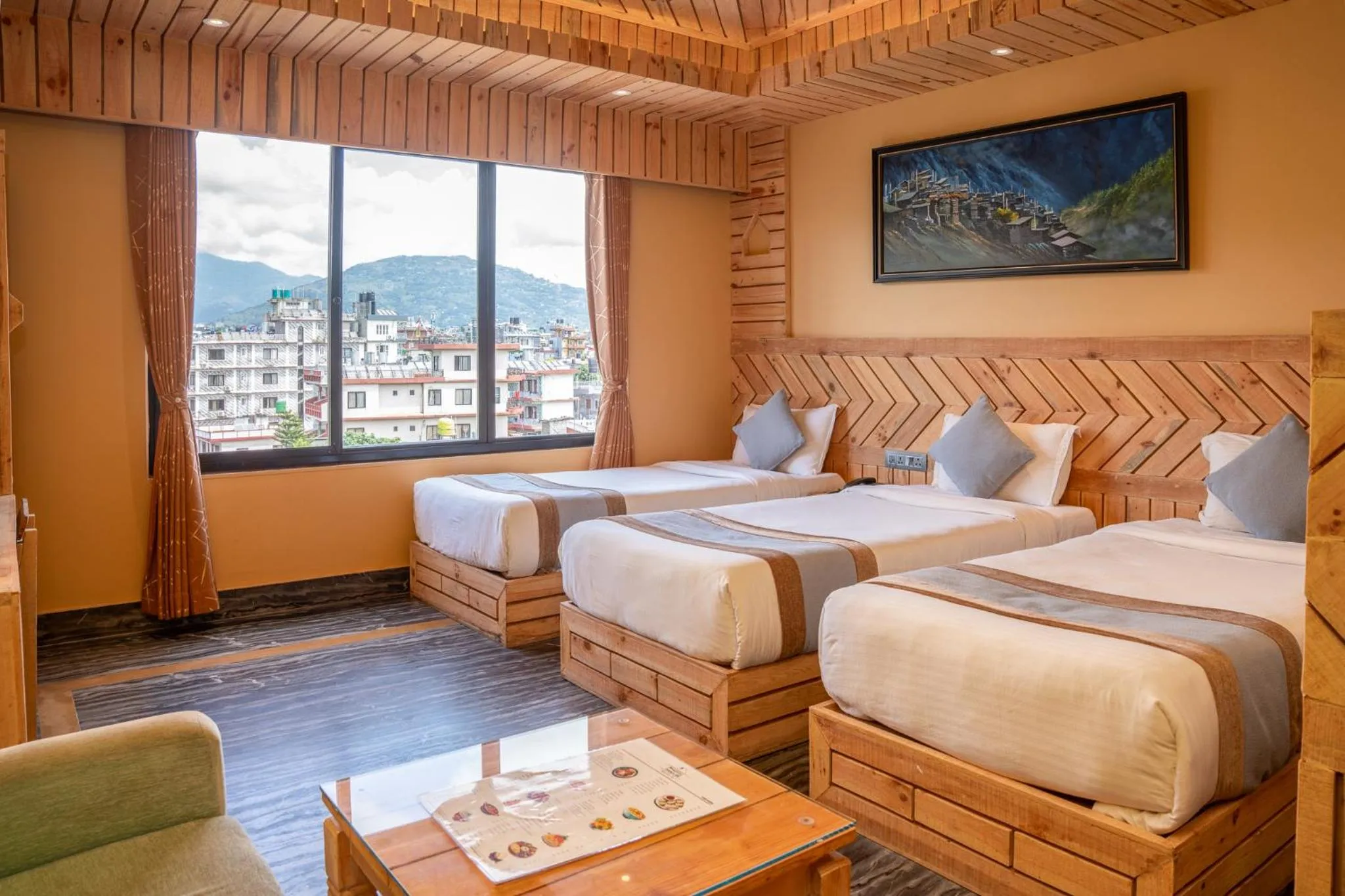 Bedroom, Bed in Trekkers Inn Boutique Hotel Pokhara