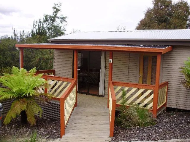 Facade/entrance in Launceston Holiday Park Legana