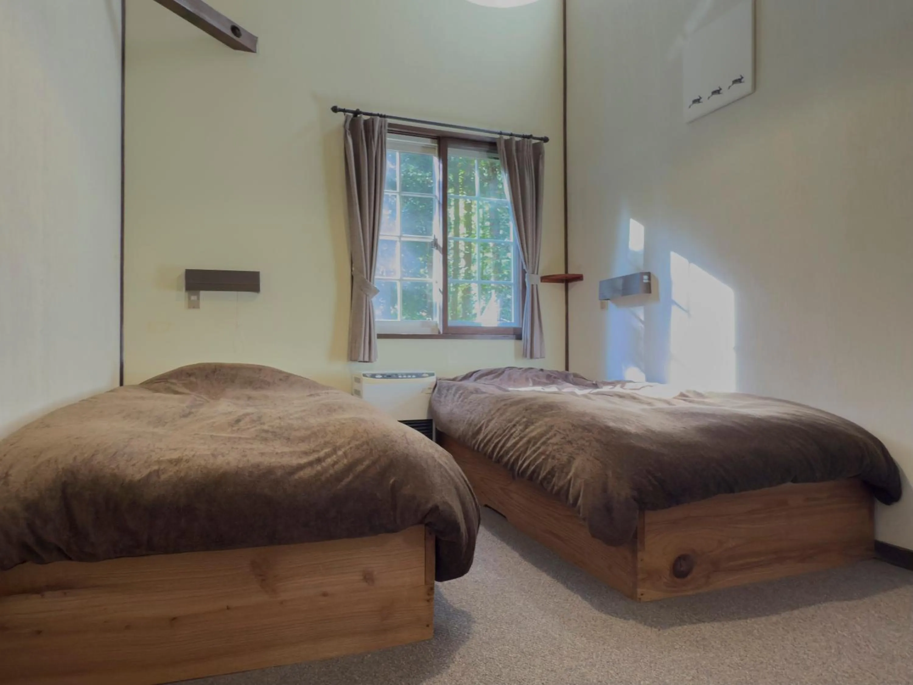 Bed in Santana Lodge Hakuba