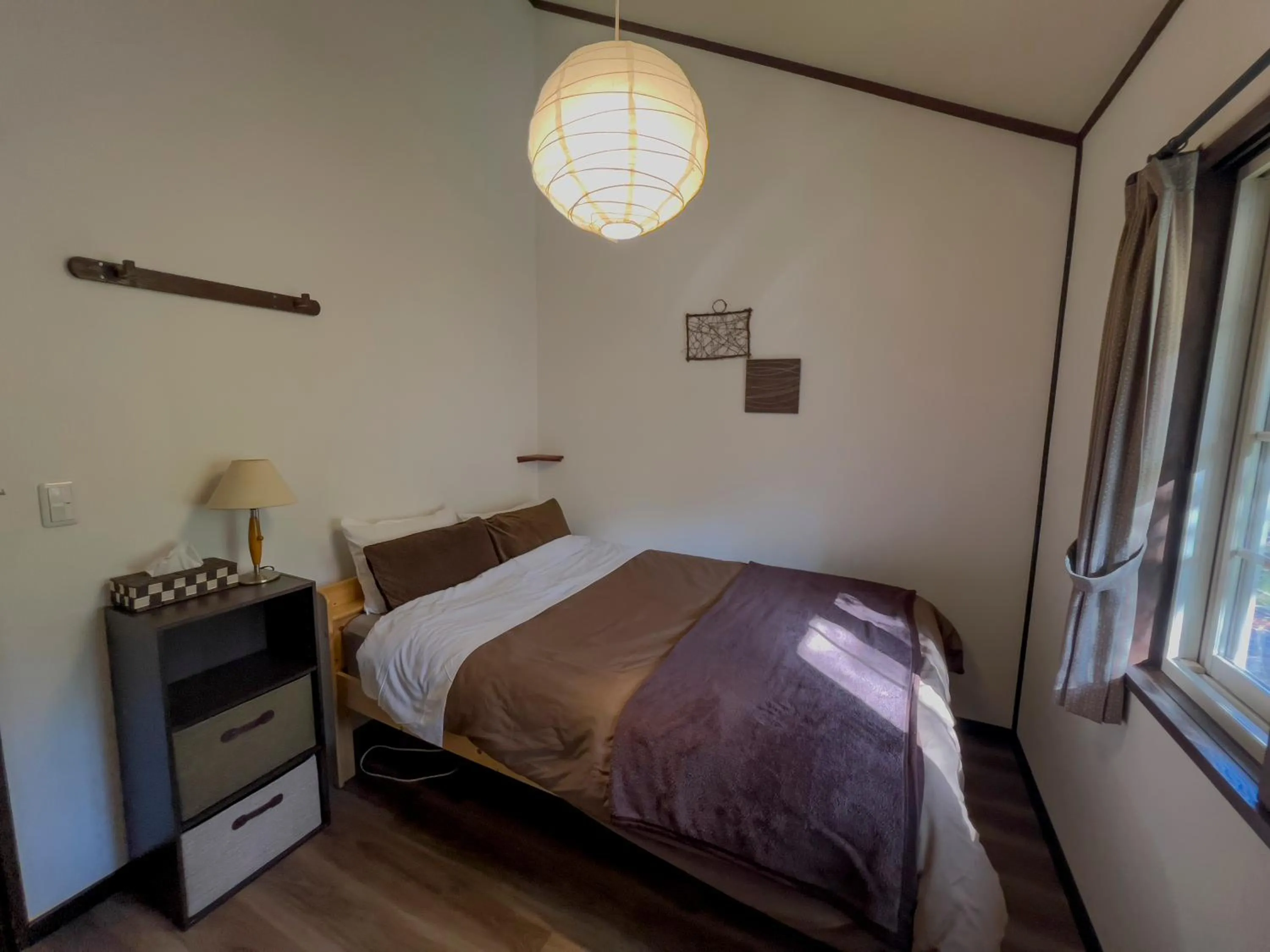 Bed in Santana Lodge Hakuba