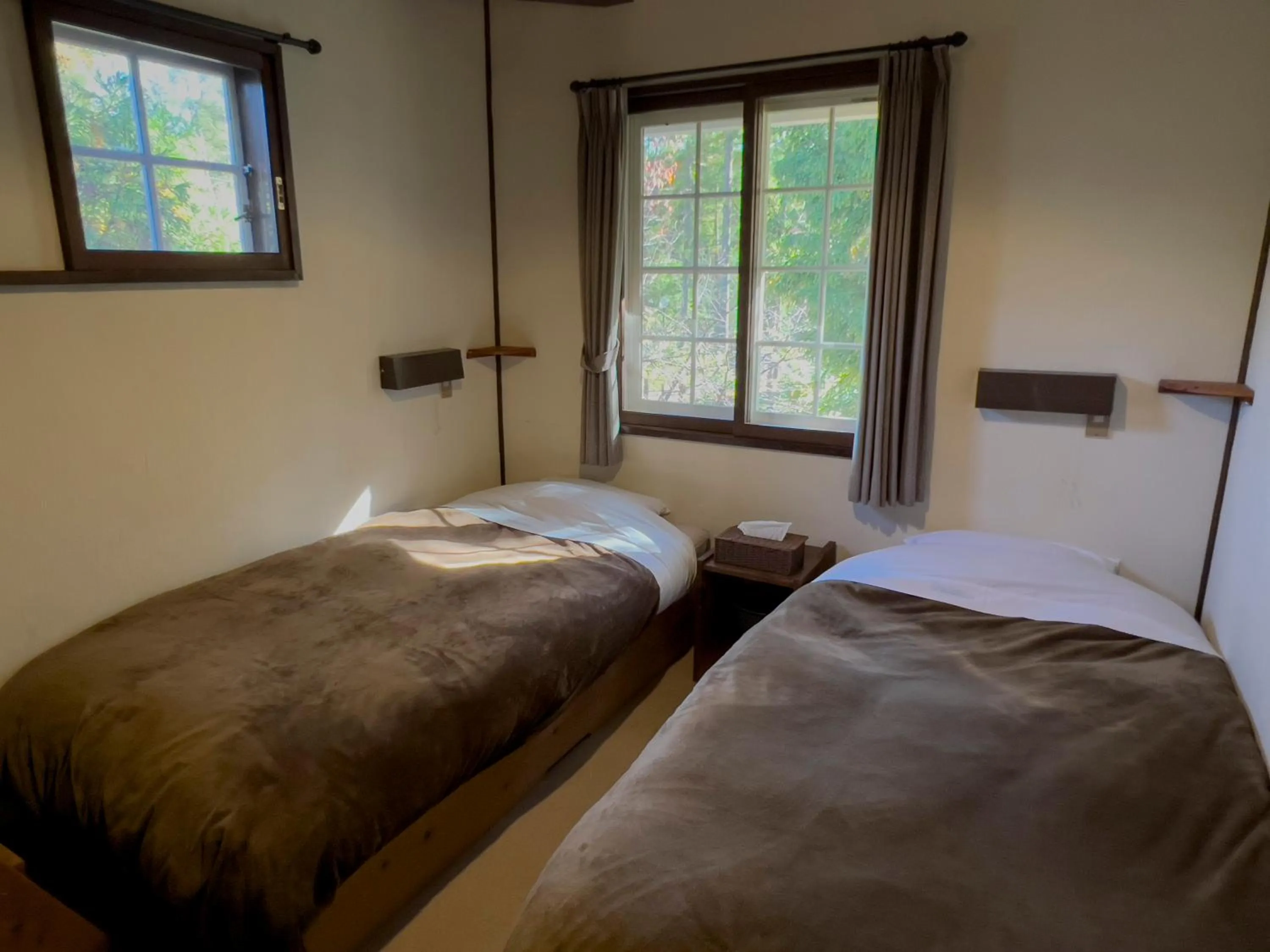 Bed in Santana Lodge Hakuba