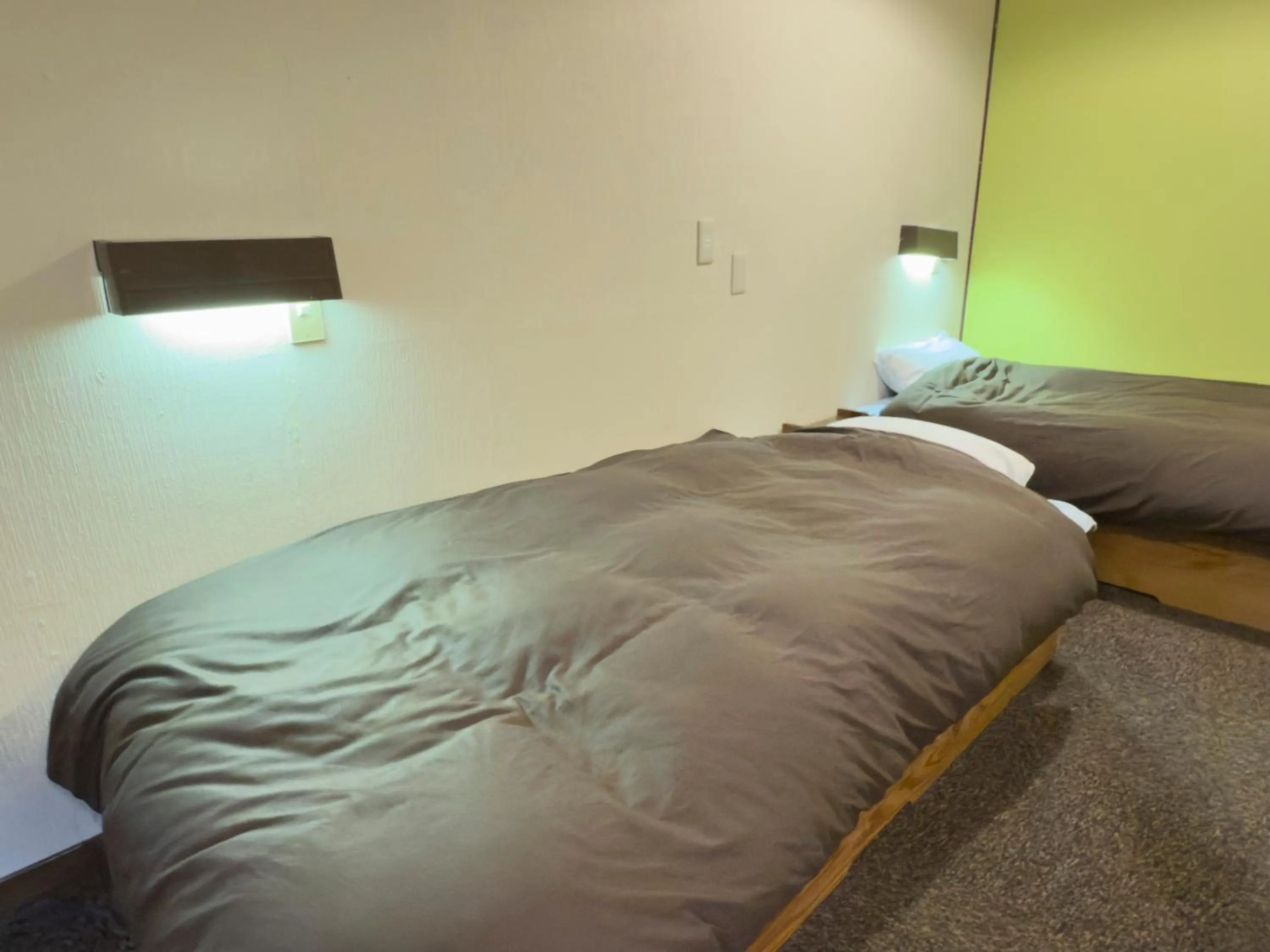 Bed in Santana Lodge Hakuba