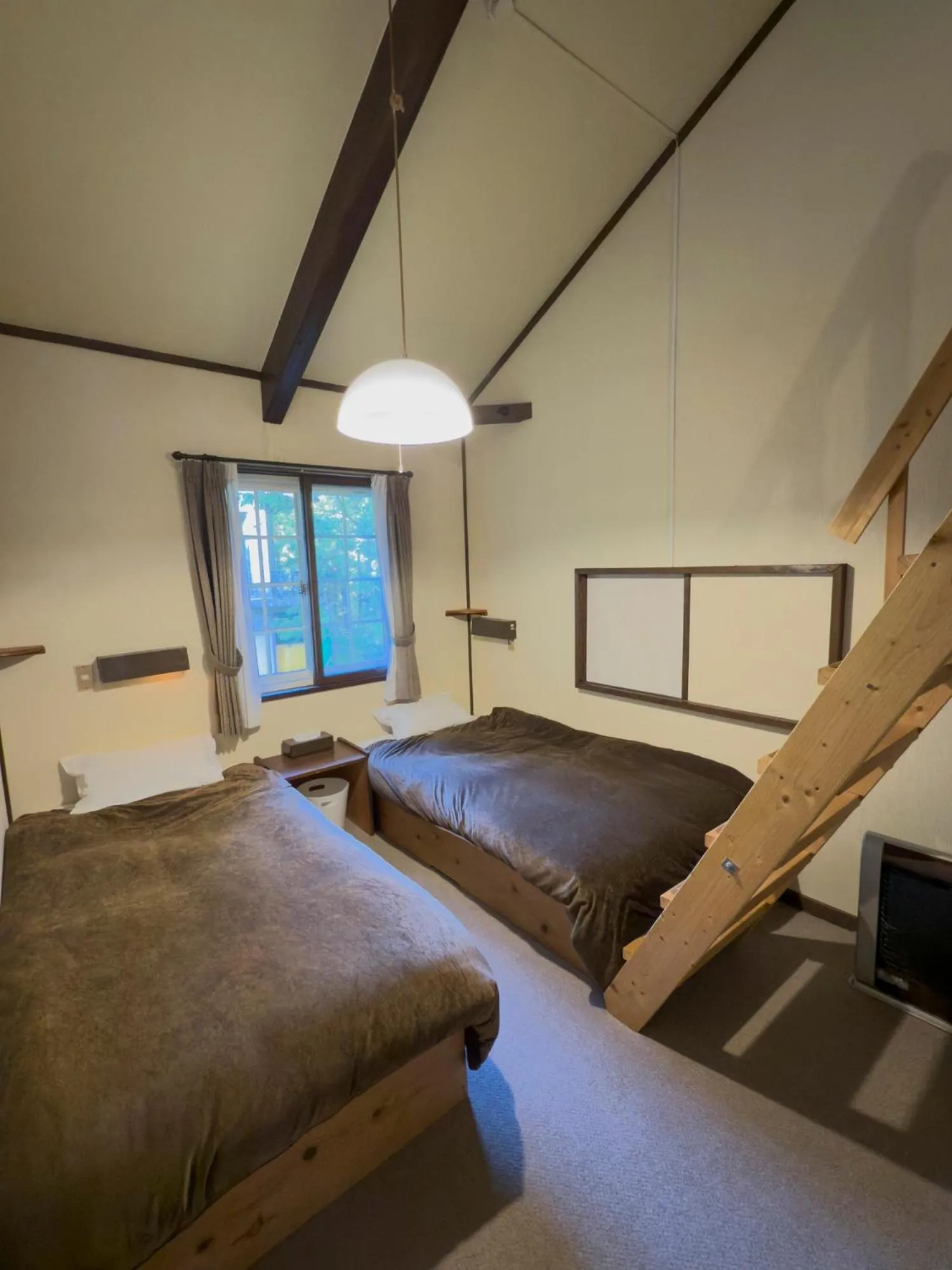 Bed in Santana Lodge Hakuba