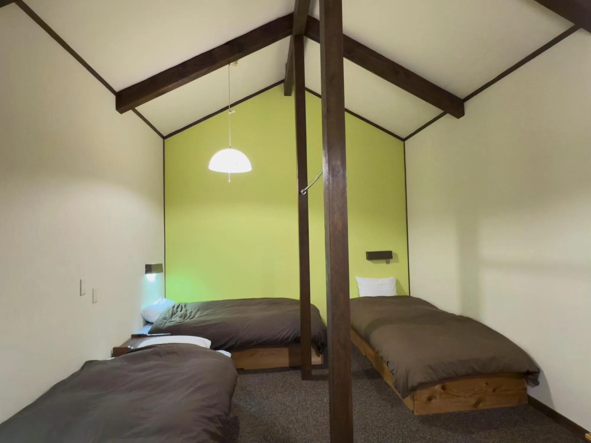 Bed in Santana Lodge Hakuba