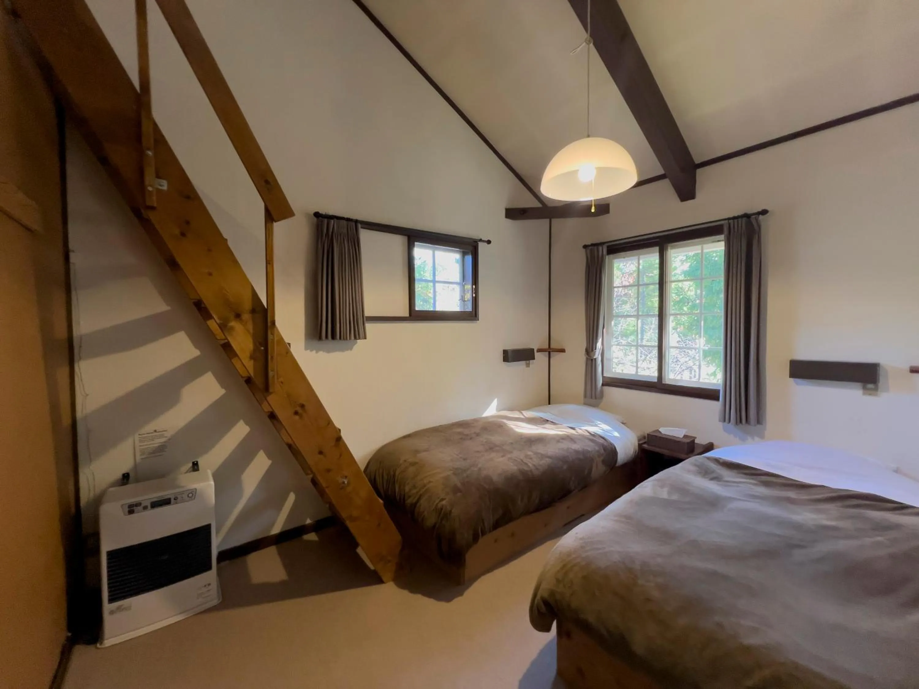 Bed in Santana Lodge Hakuba