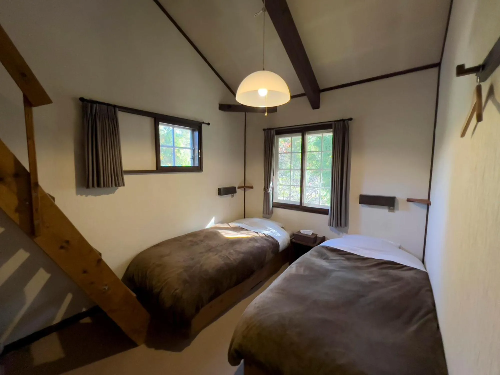 Bed in Santana Lodge Hakuba