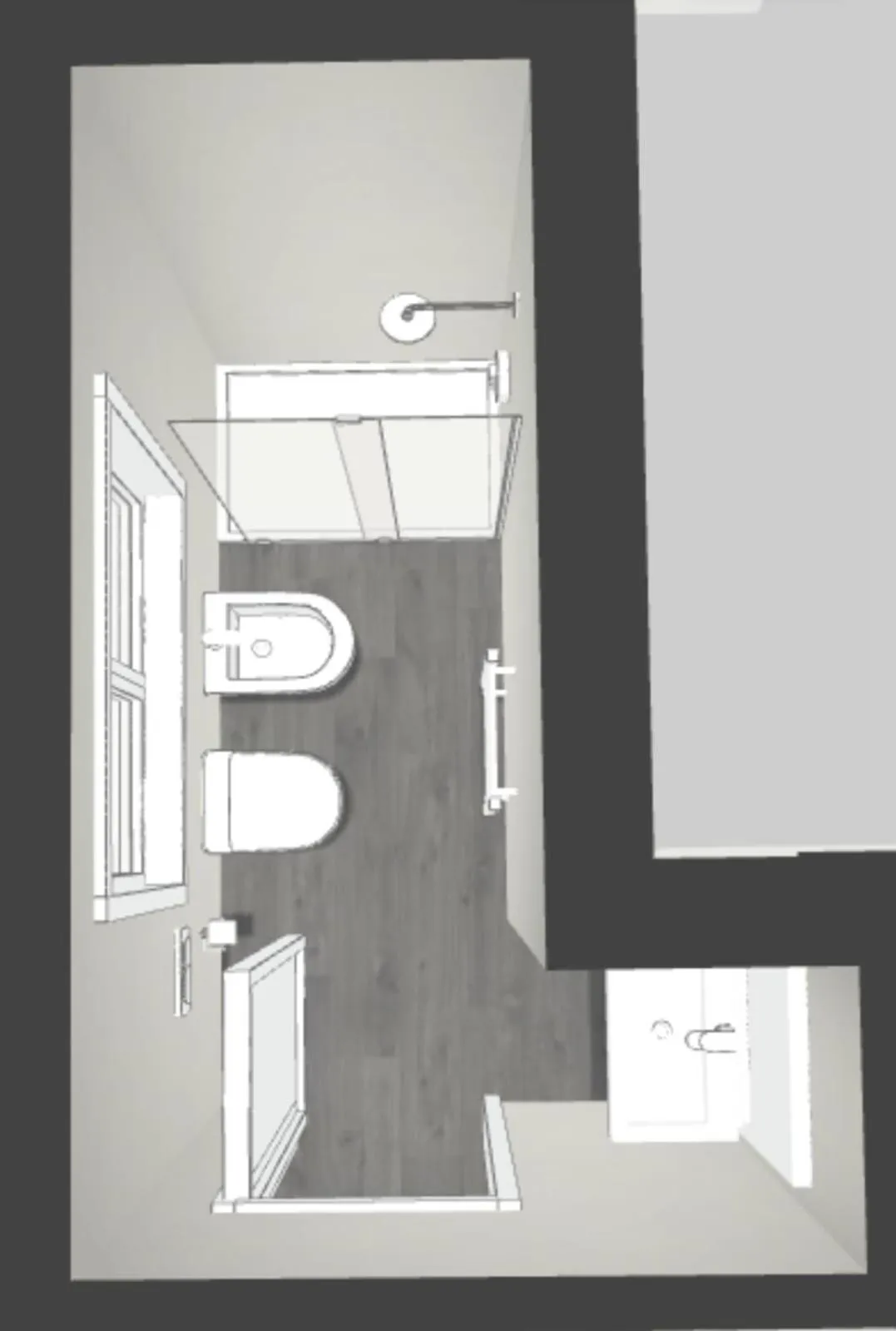 Bathroom in Hotel Week End