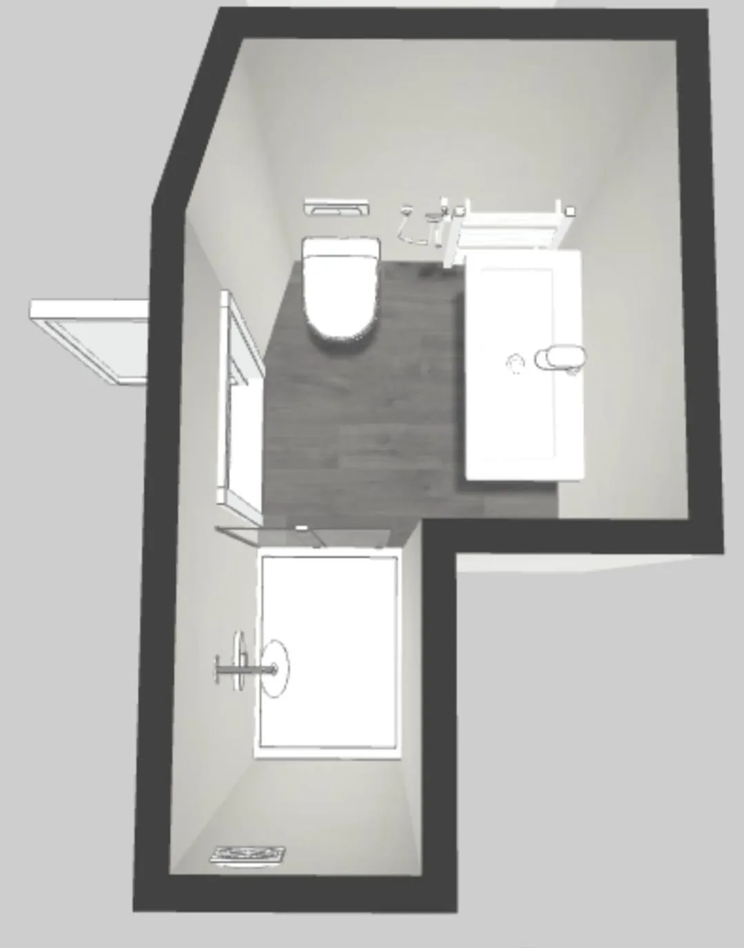 Bathroom in Hotel Week End