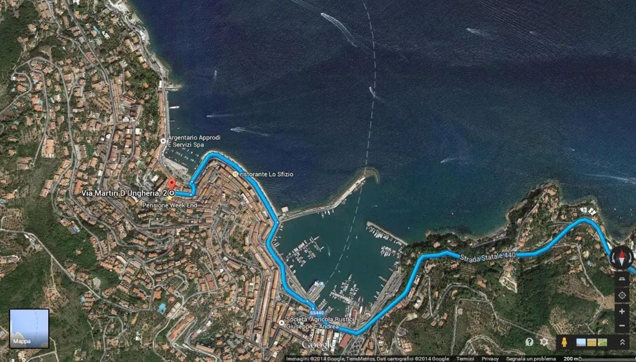 Bird's eye view in Hotel Week End