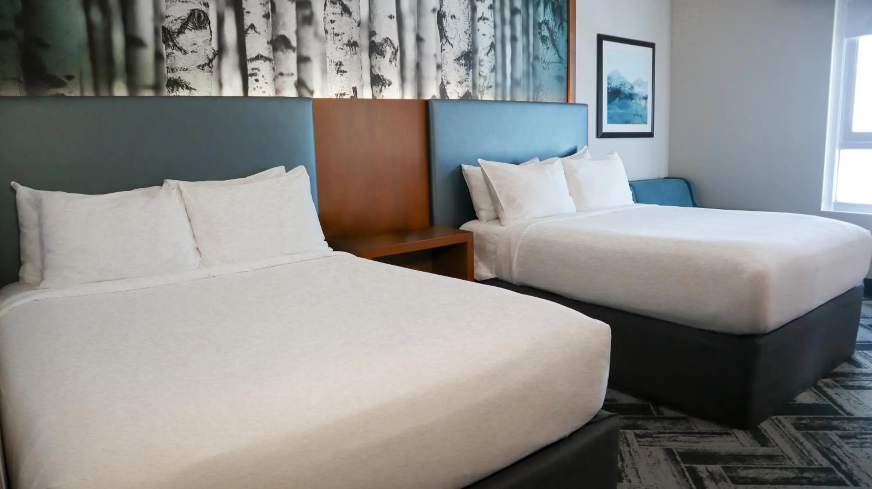 Bed in Resorts World Catskills